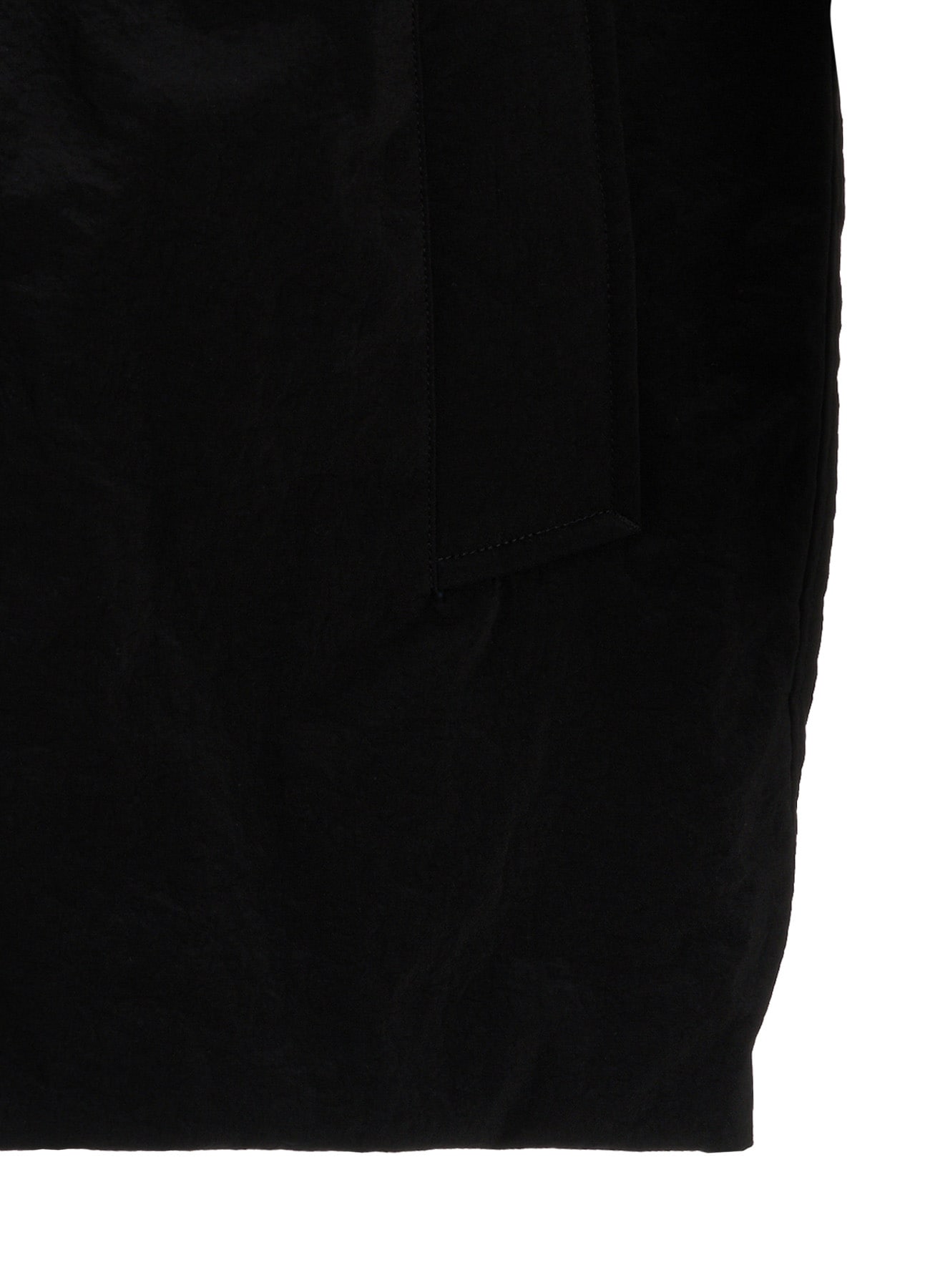 NYLON PADDED TASLAN OXFORD HOODED SHORT COAT