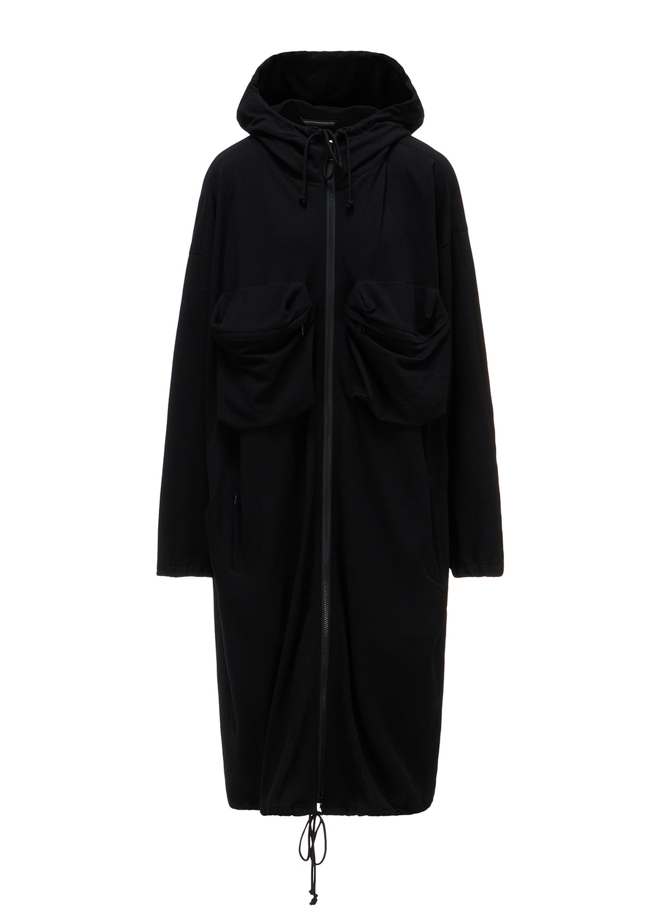 COTTON INLAY ZIPPER POCKET COAT