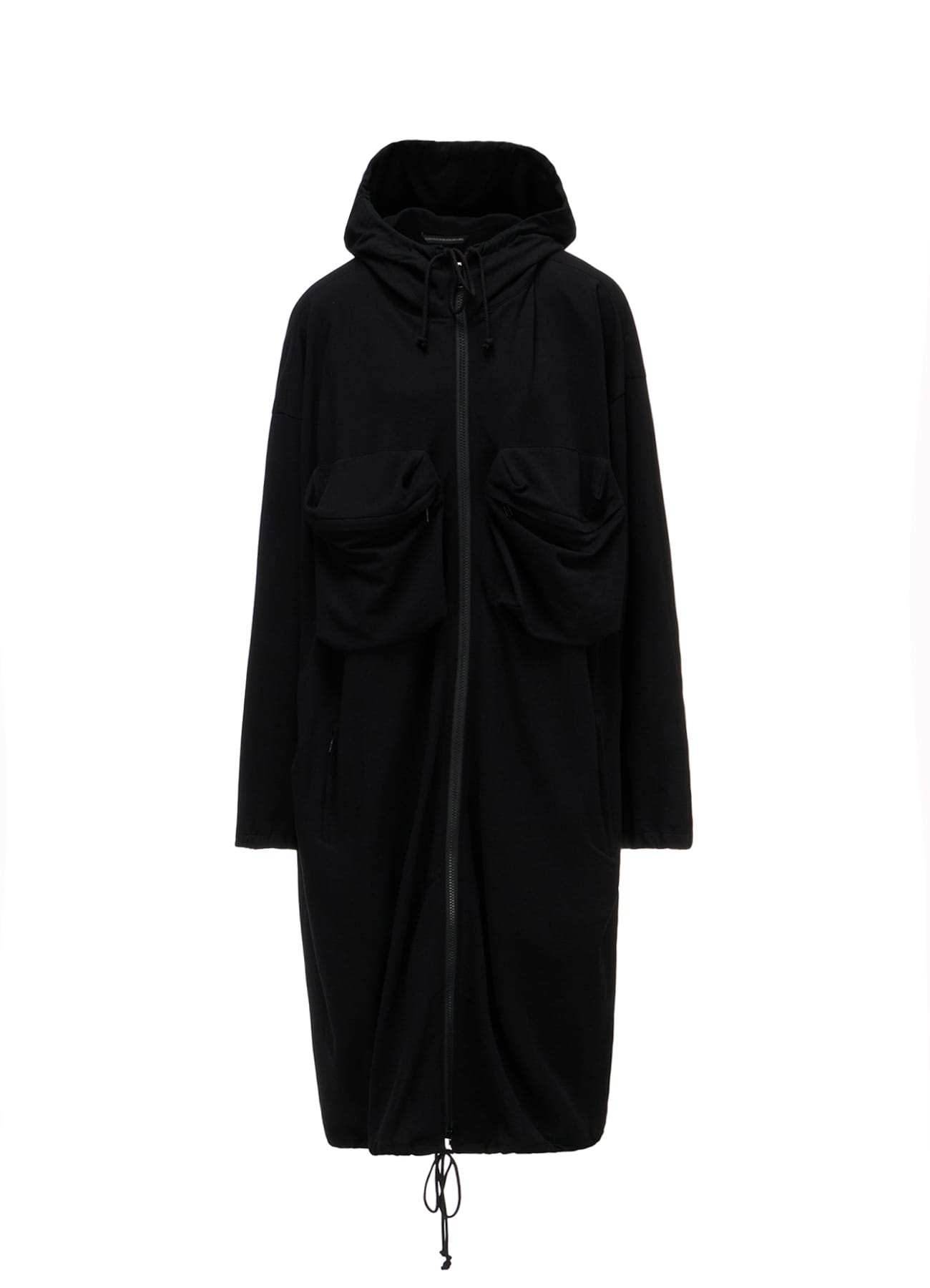 COTTON INLAY ZIPPER POCKET COAT