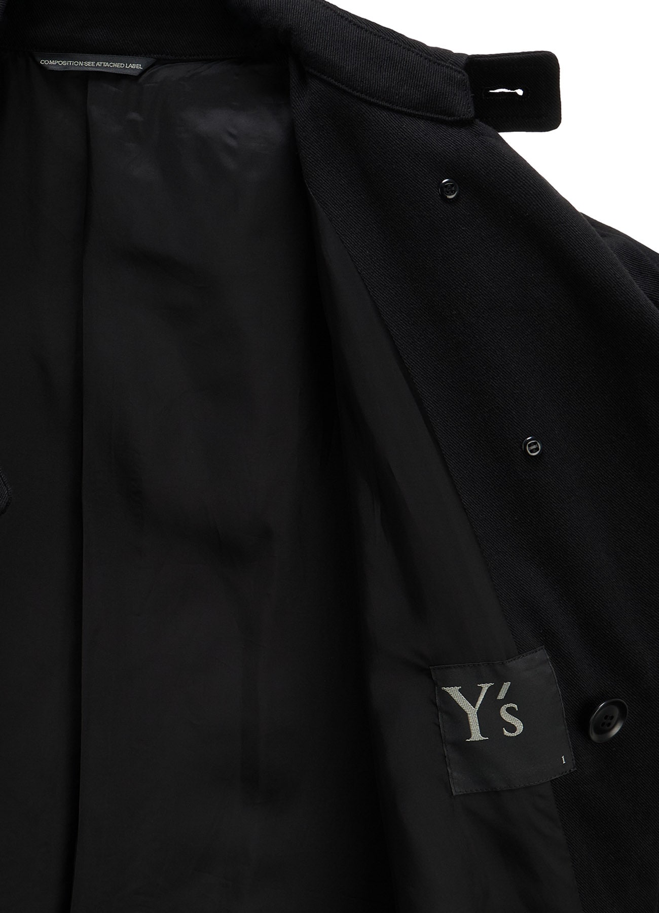 COTTON FLAX ASYMMETRIC TRENCH COAT