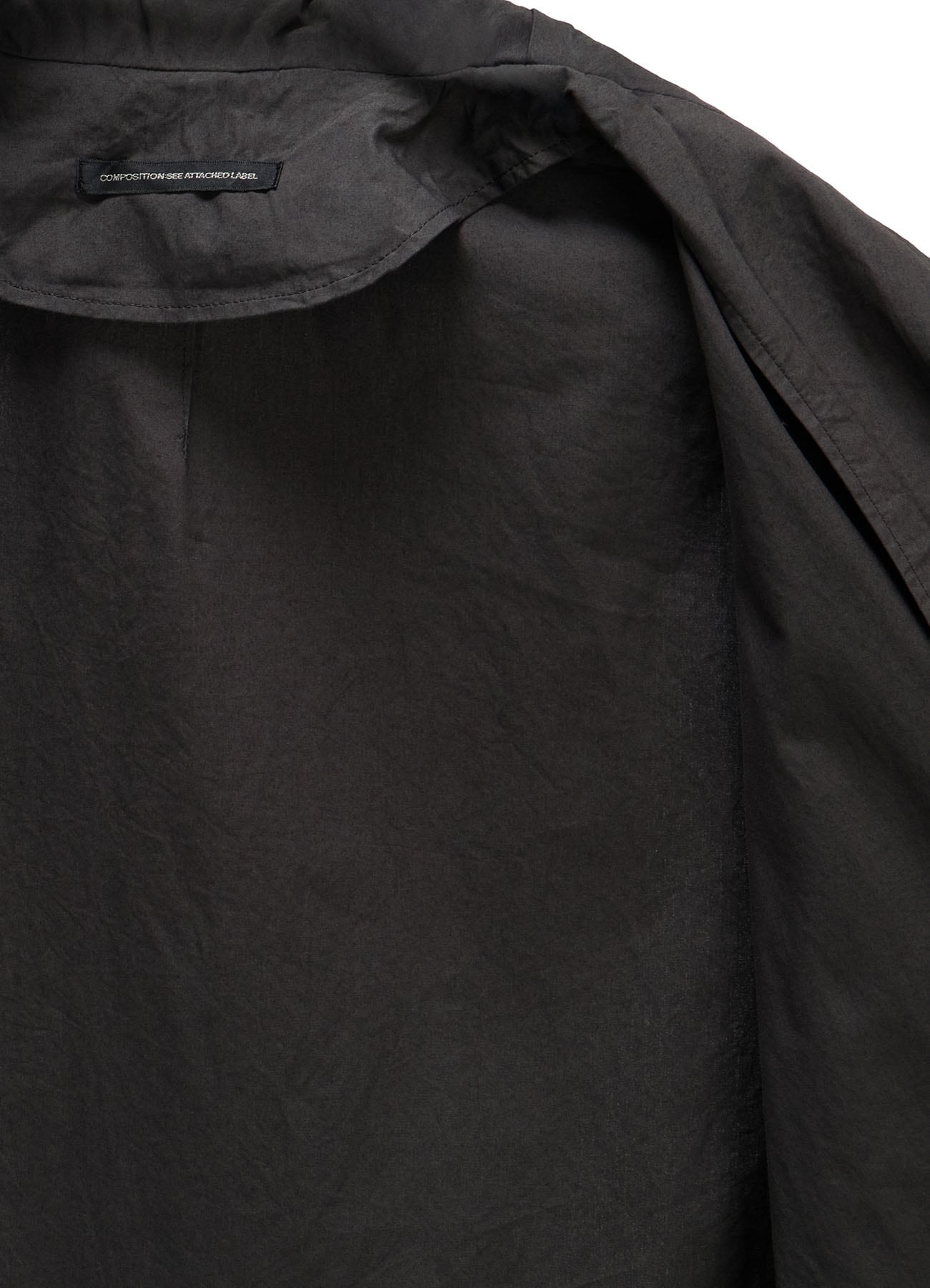 COTTON TYPEWRITER ZIPPER COAT
