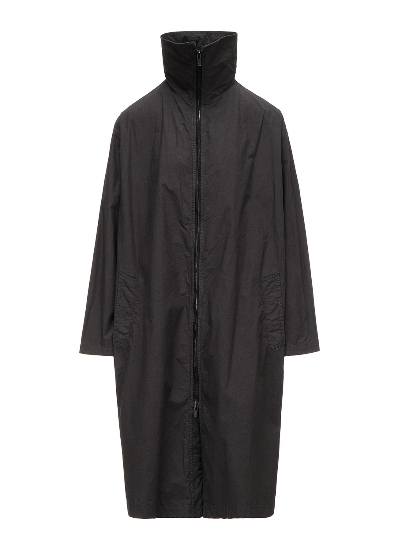 COTTON TYPEWRITER ZIPPER COAT