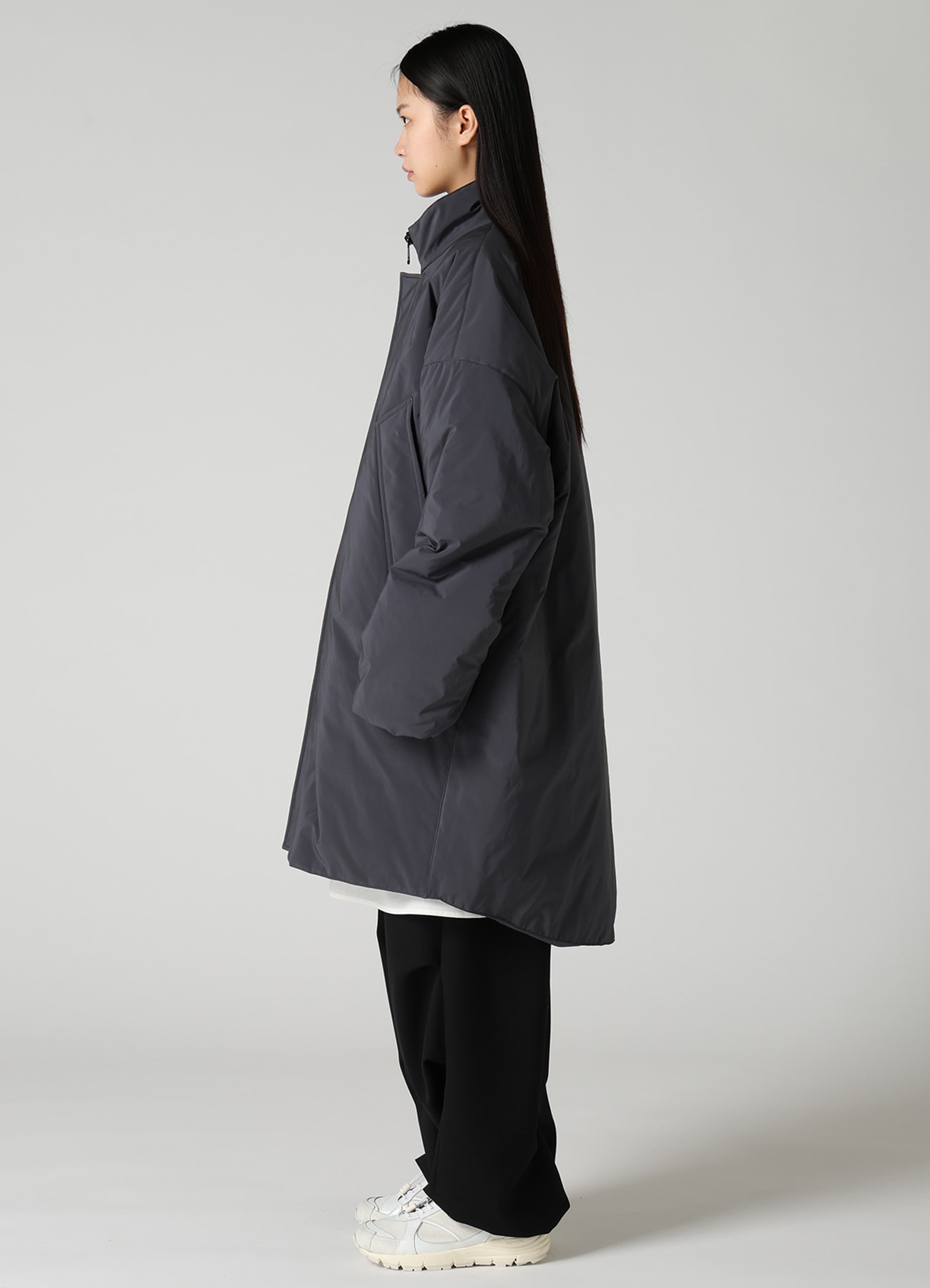 WATER REPELLENT PADDED COAT(M Grey): Y's.|THE SHOP YOHJI YAMAMOTO WATER REPELLENT PADDED COAT(M Grey): Y's.|THE SHOP YOHJI YAMAMOTO
