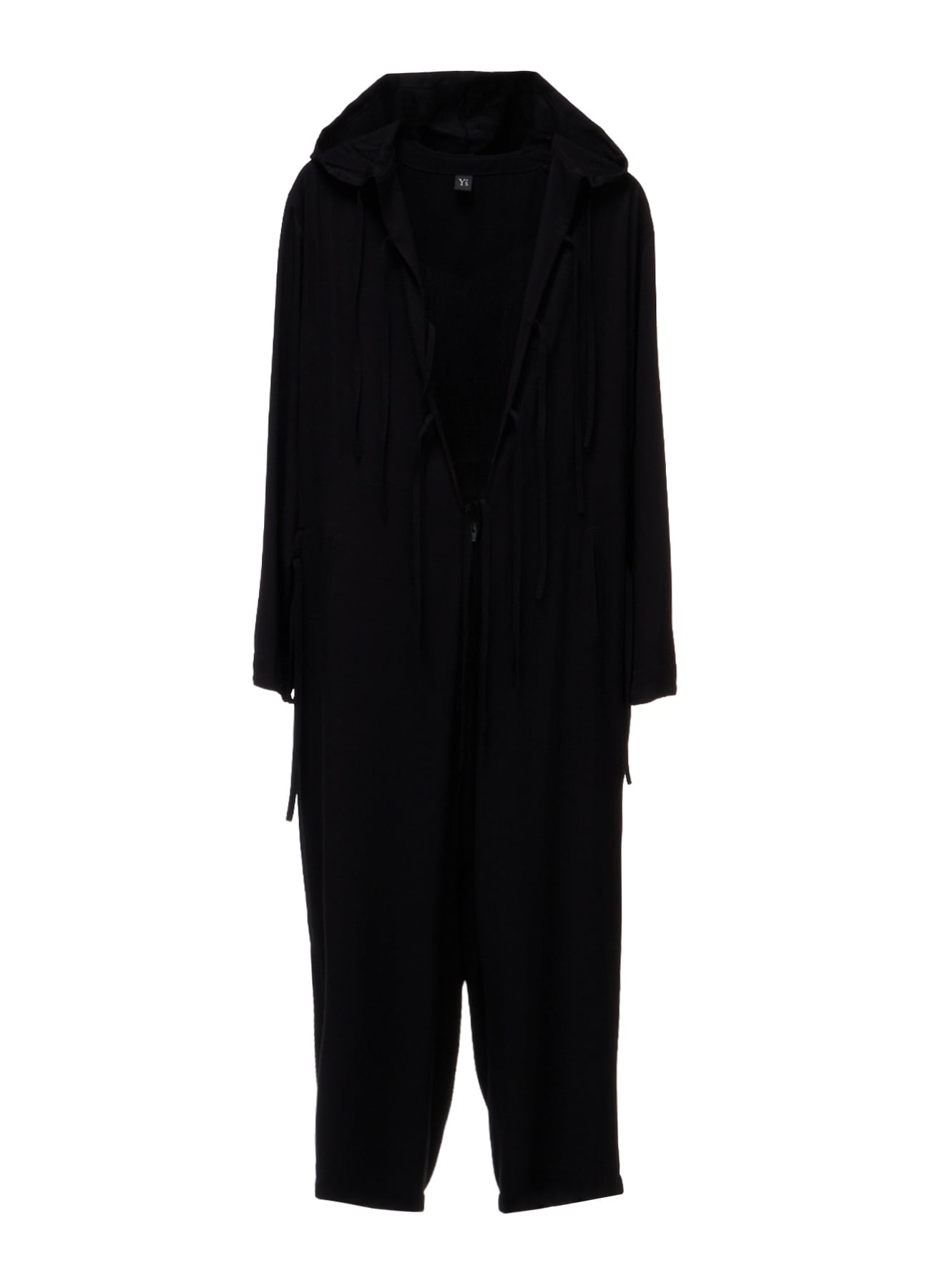 VISCOSE/TRIACETATE BLEND HOODIE OVERALLS