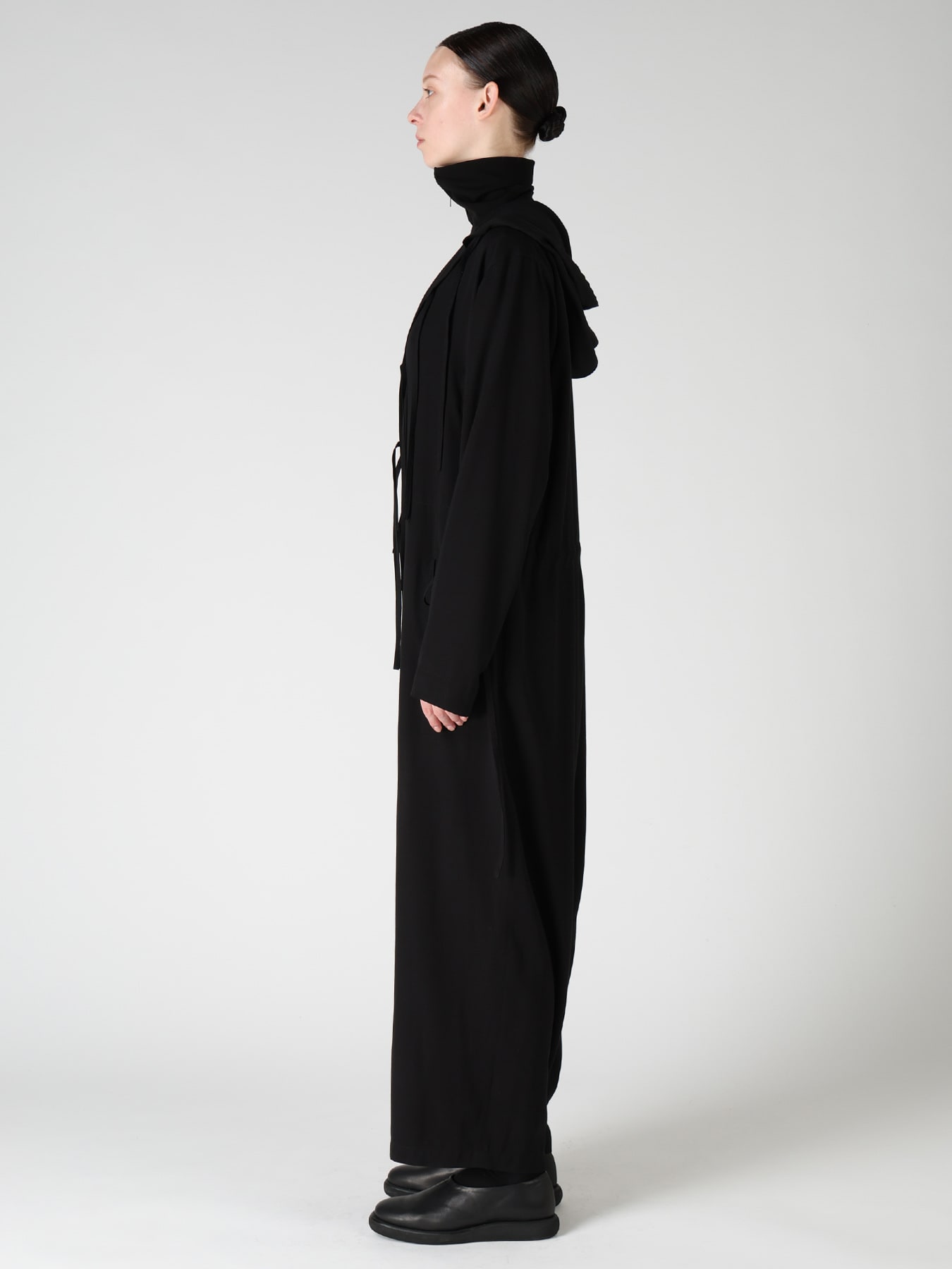 VISCOSE/TRIACETATE BLEND HOODIE OVERALLS