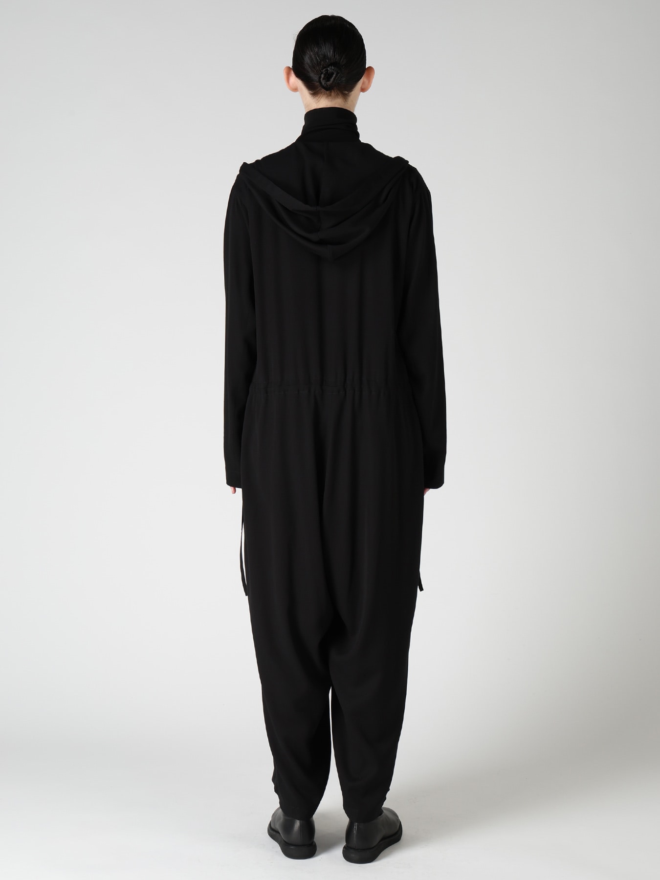 VISCOSE/TRIACETATE BLEND HOODIE OVERALLS