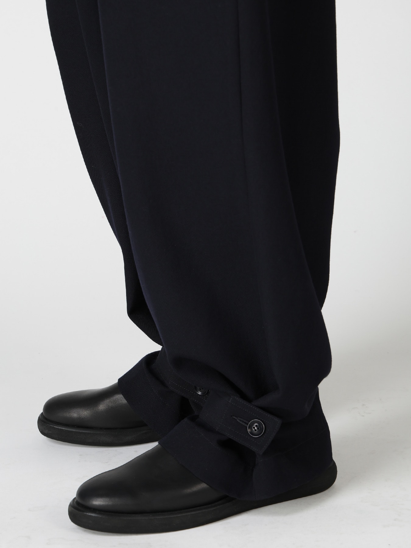 WOOL GABARDINE MILITARY OVERALLS