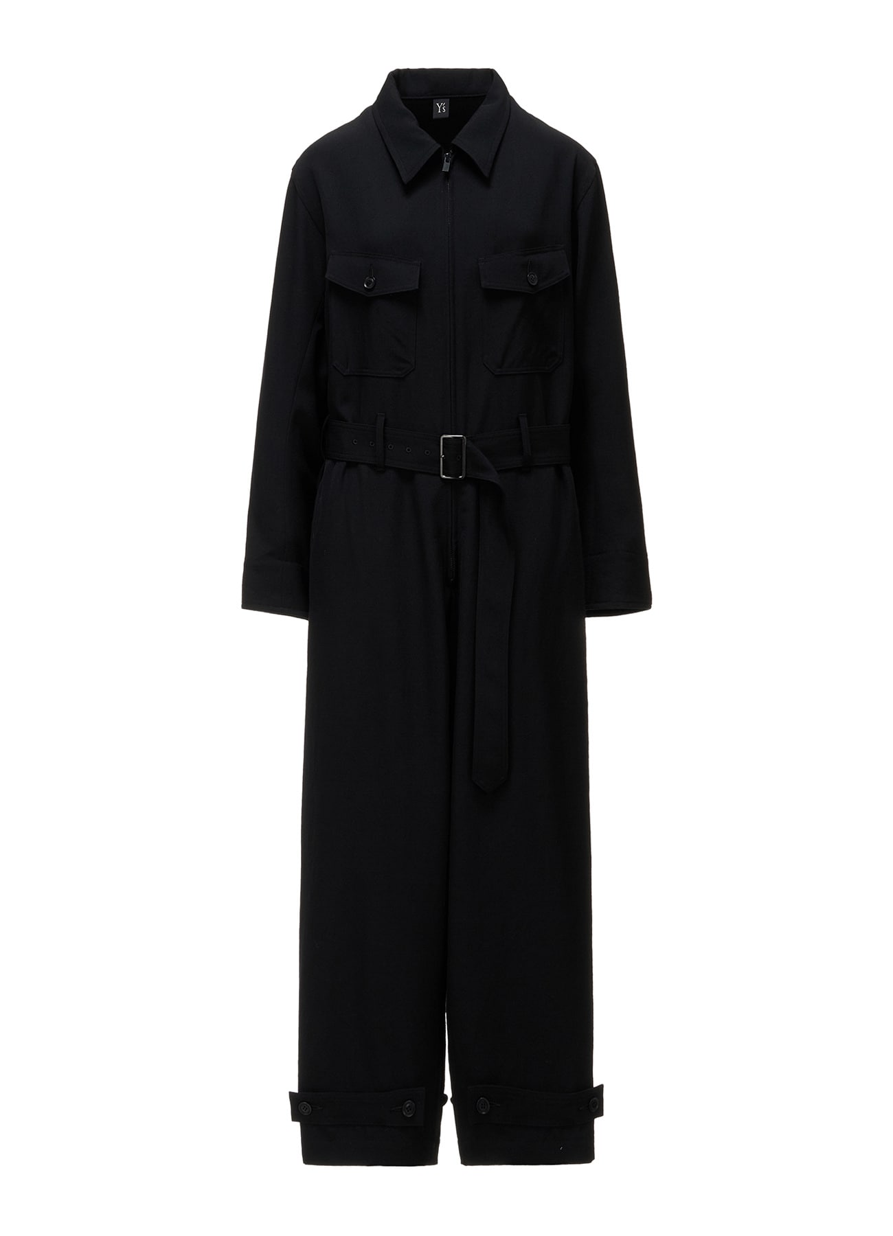WOOL GABARDINE MILITARY OVERALLS