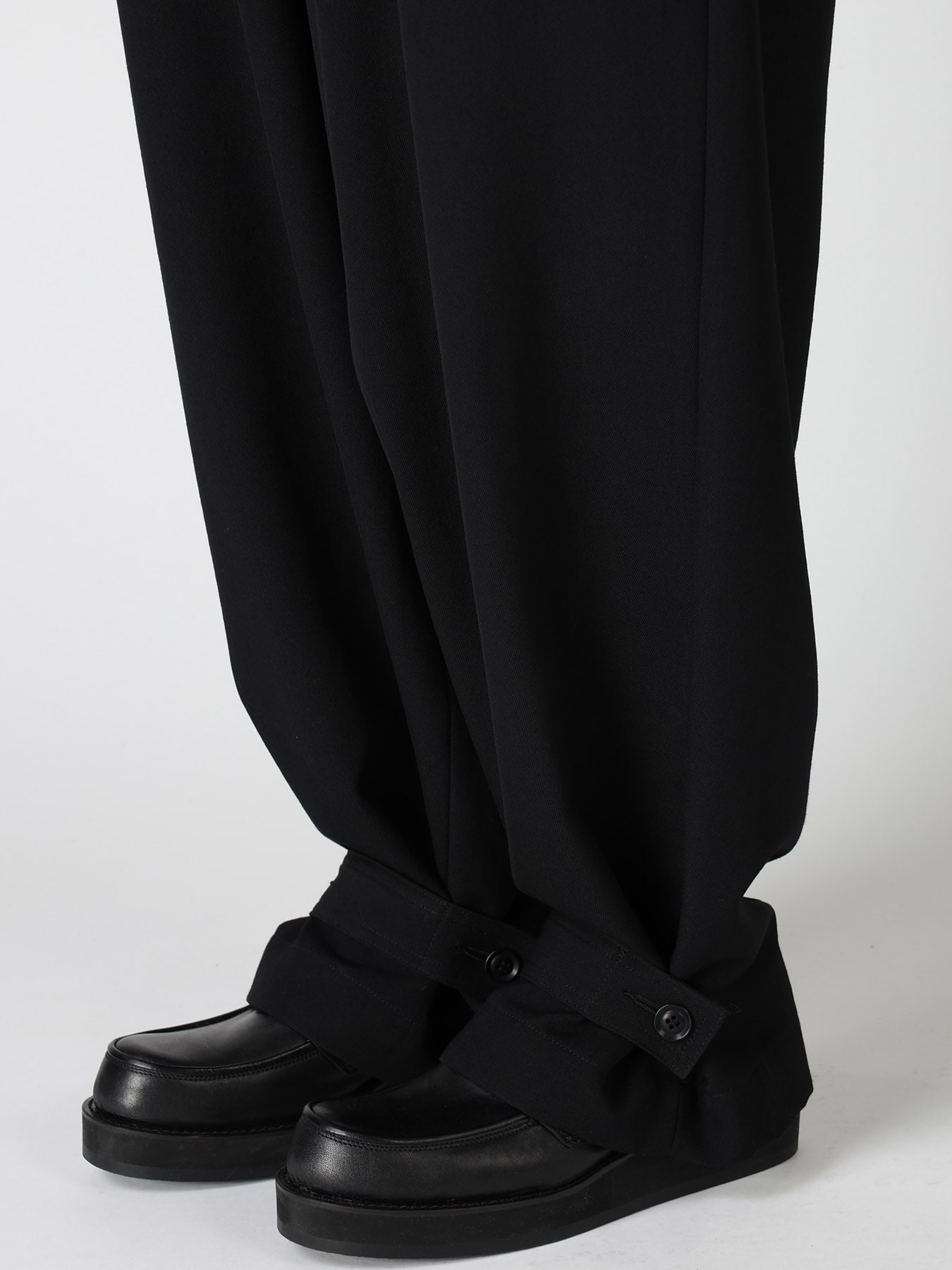 WOOL GABARDINE MILITARY OVERALLS