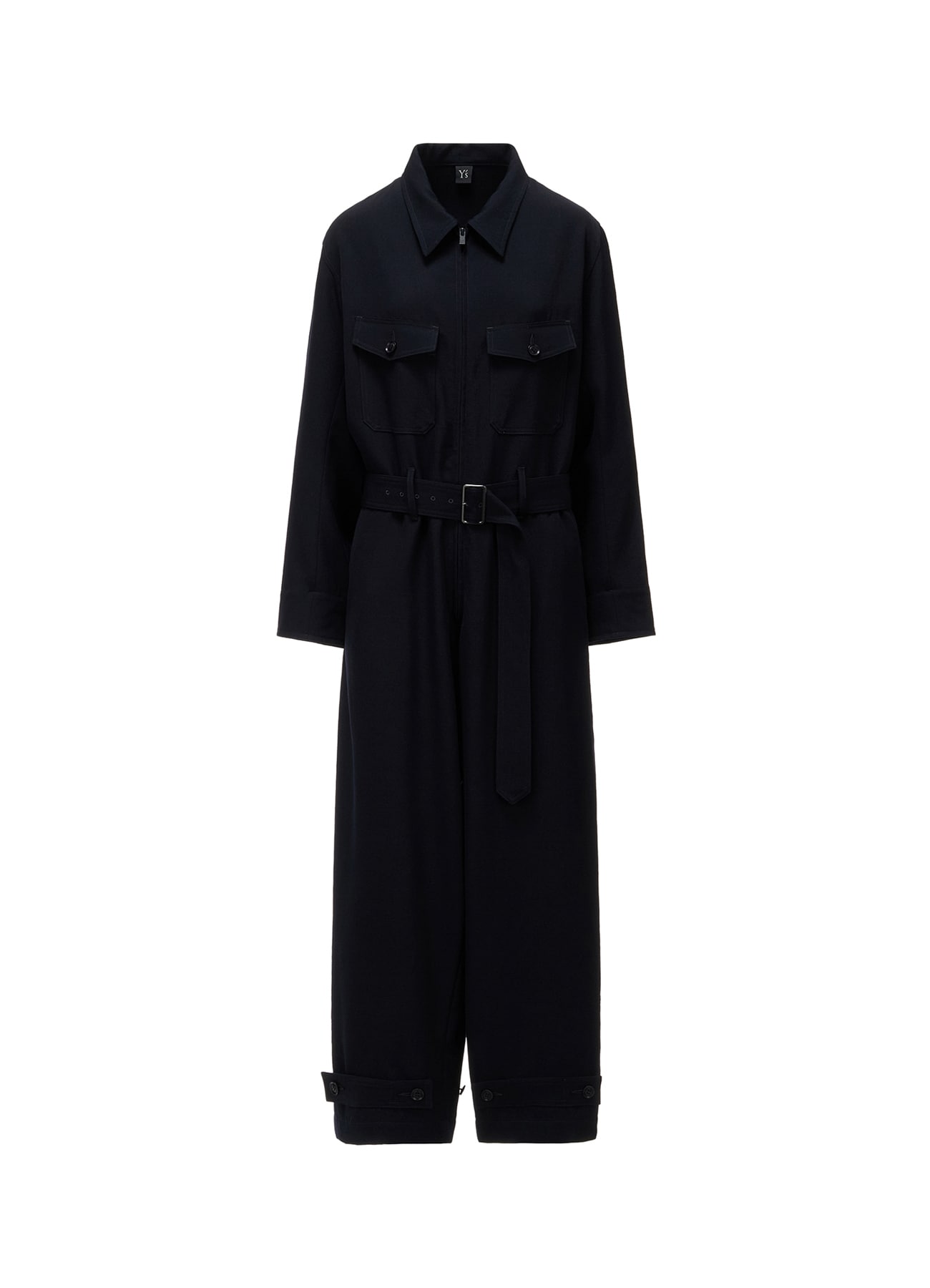 WOOL GABARDINE MILITARY OVERALLS