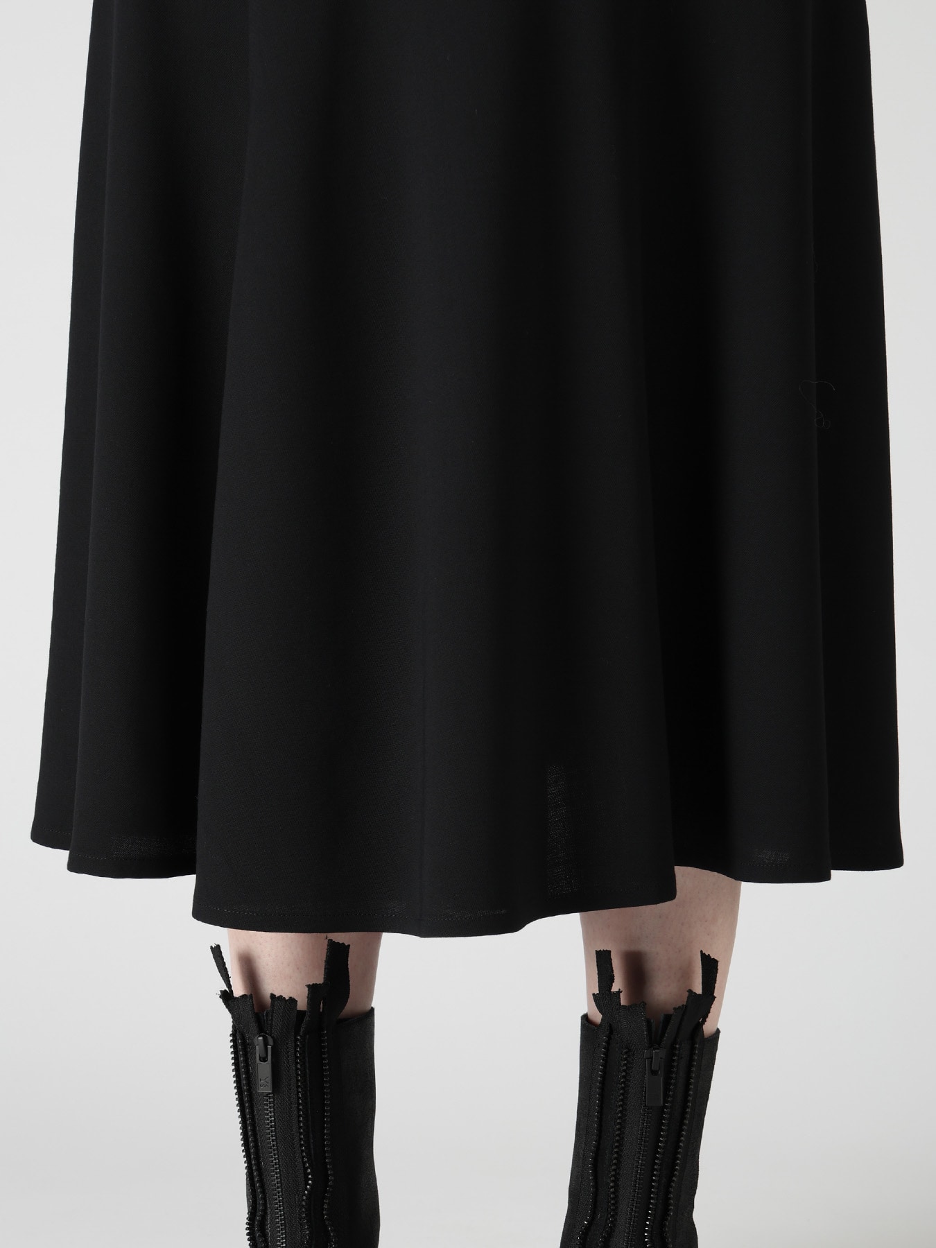 WOOL SERGE BLOUSON DRESS