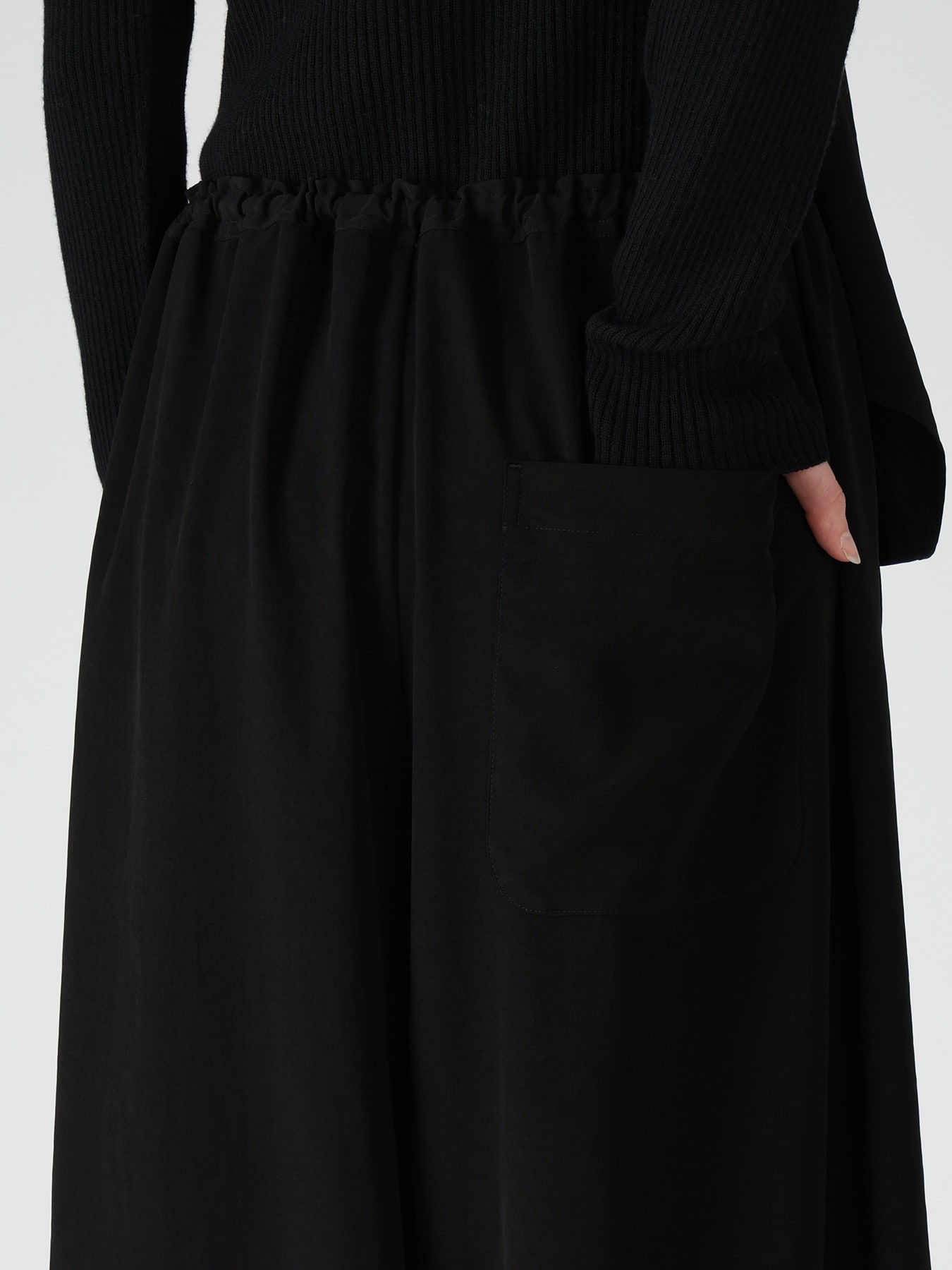 TA/PE CREPE DE CHINE APRON DRESS