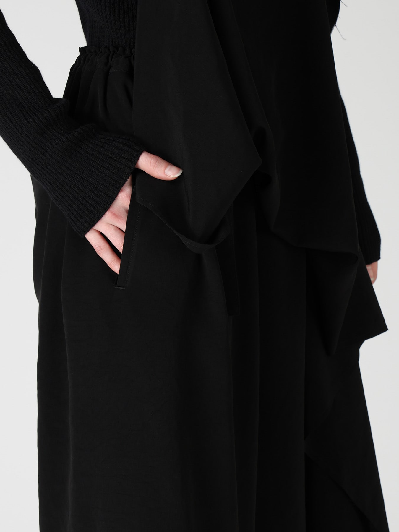 TA/PE CREPE DE CHINE APRON DRESS