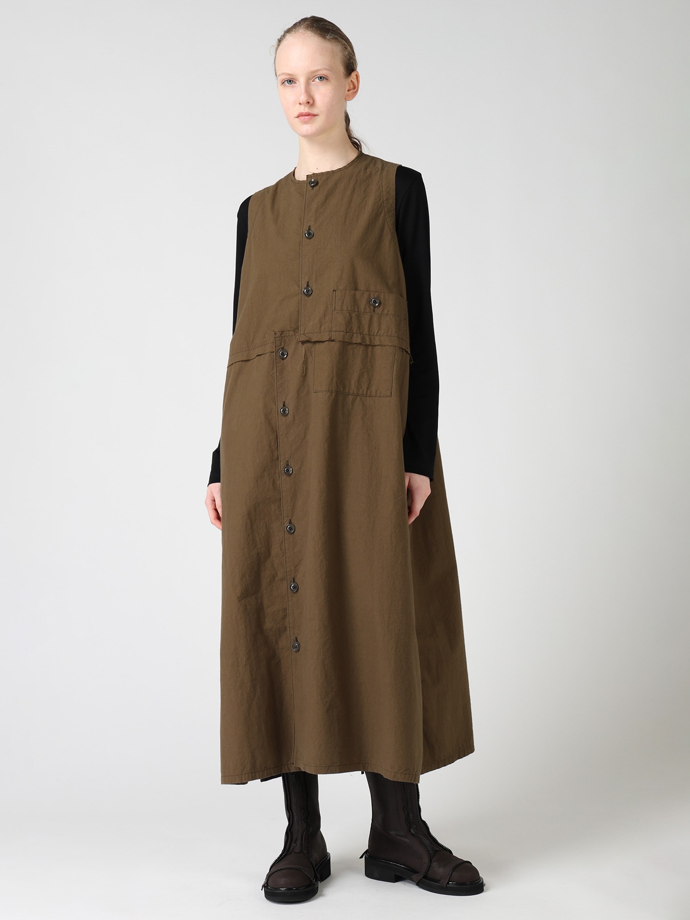 40/- HIGH-DENSITY COTTON HORIZONTAL PANEL DRESS