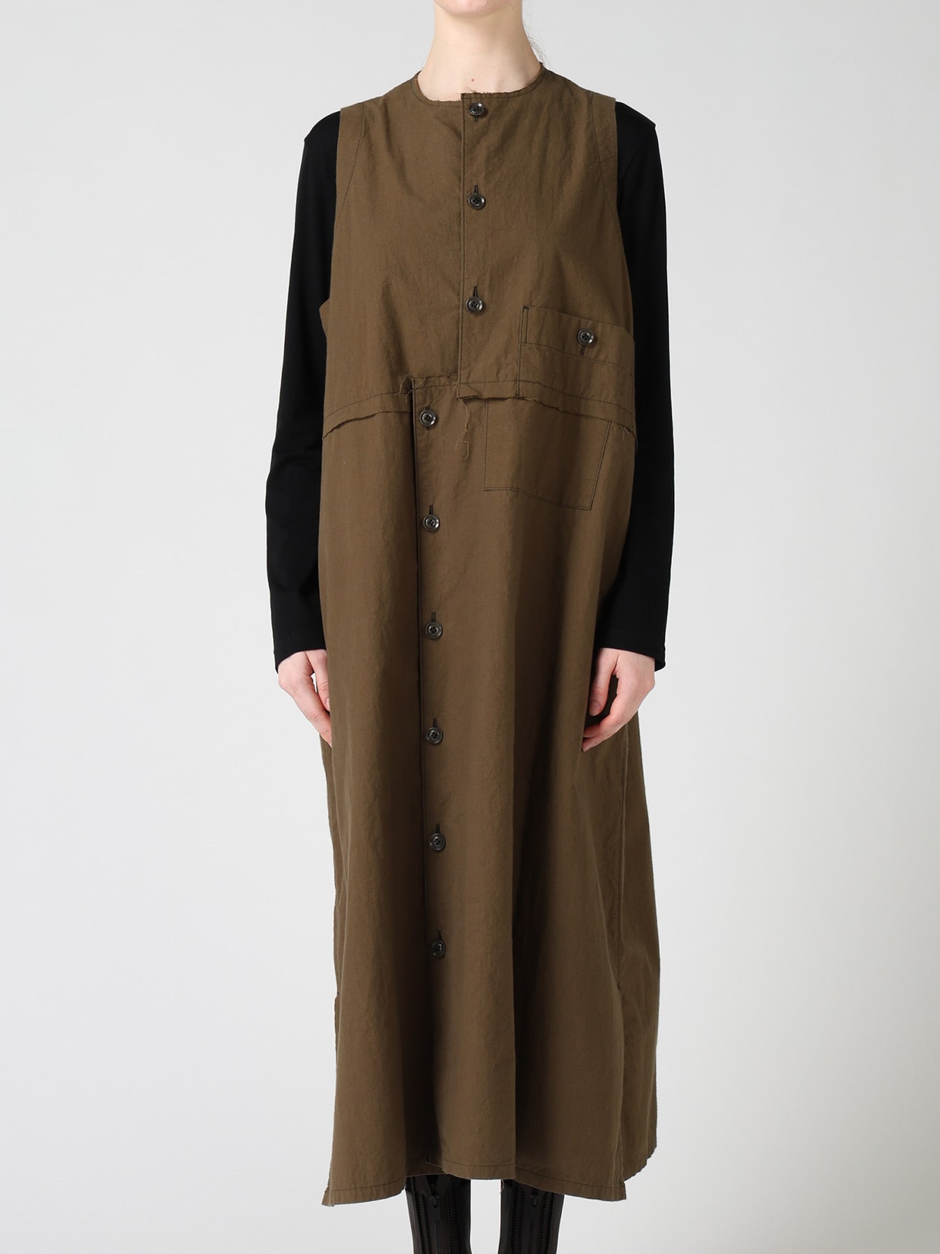 40/- HIGH-DENSITY COTTON HORIZONTAL PANEL DRESS