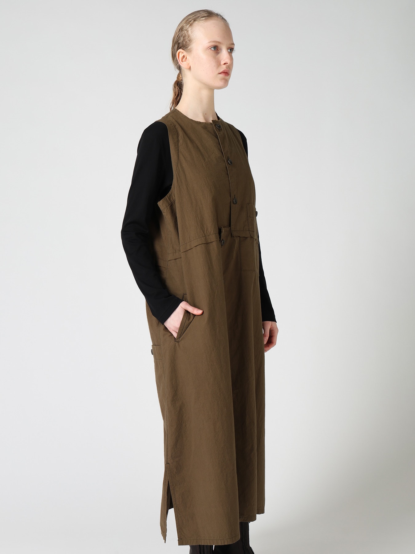 40/- HIGH-DENSITY COTTON HORIZONTAL PANEL DRESS