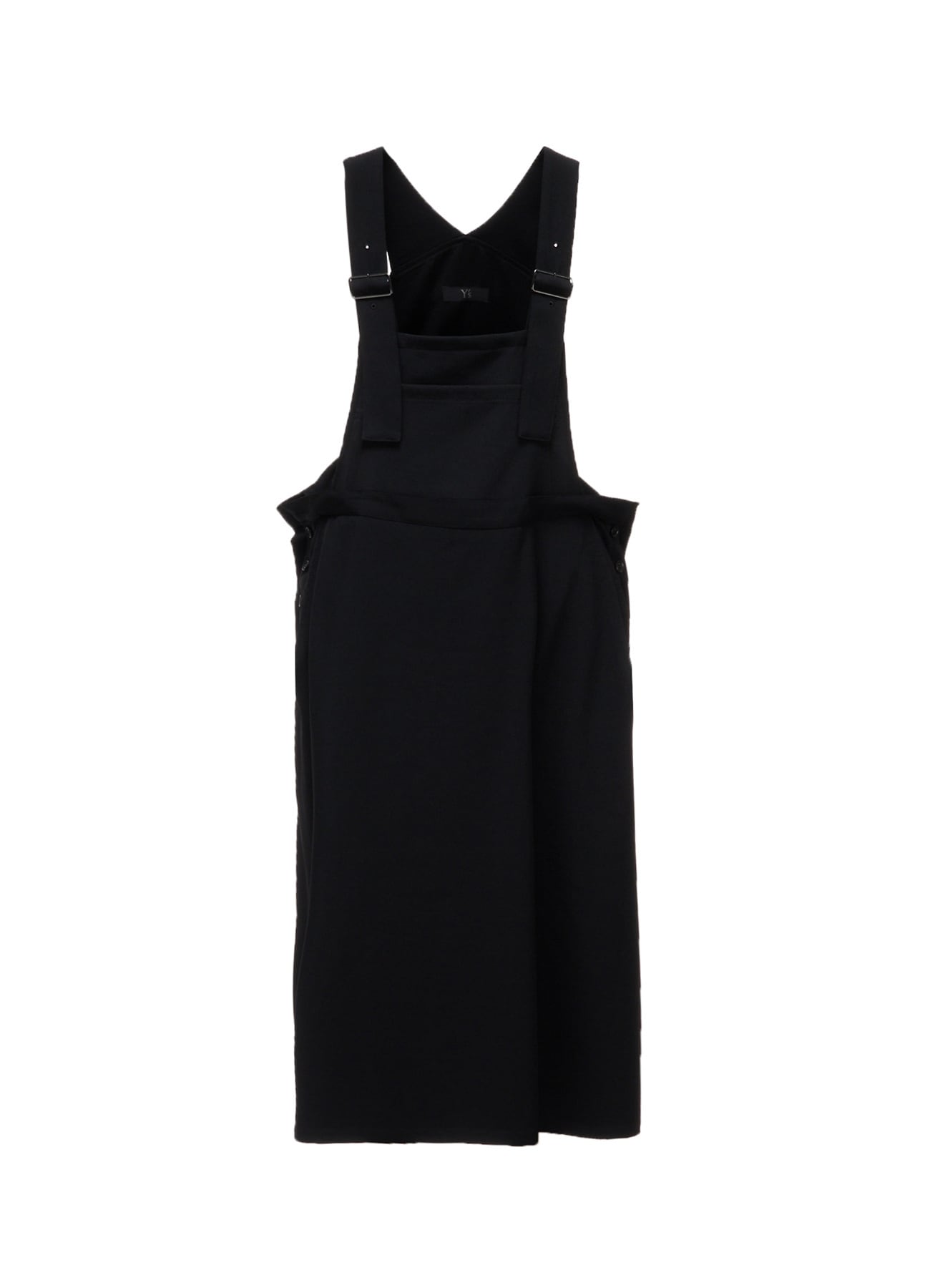 WOOL GABARDINE SALOPETTE DRESS