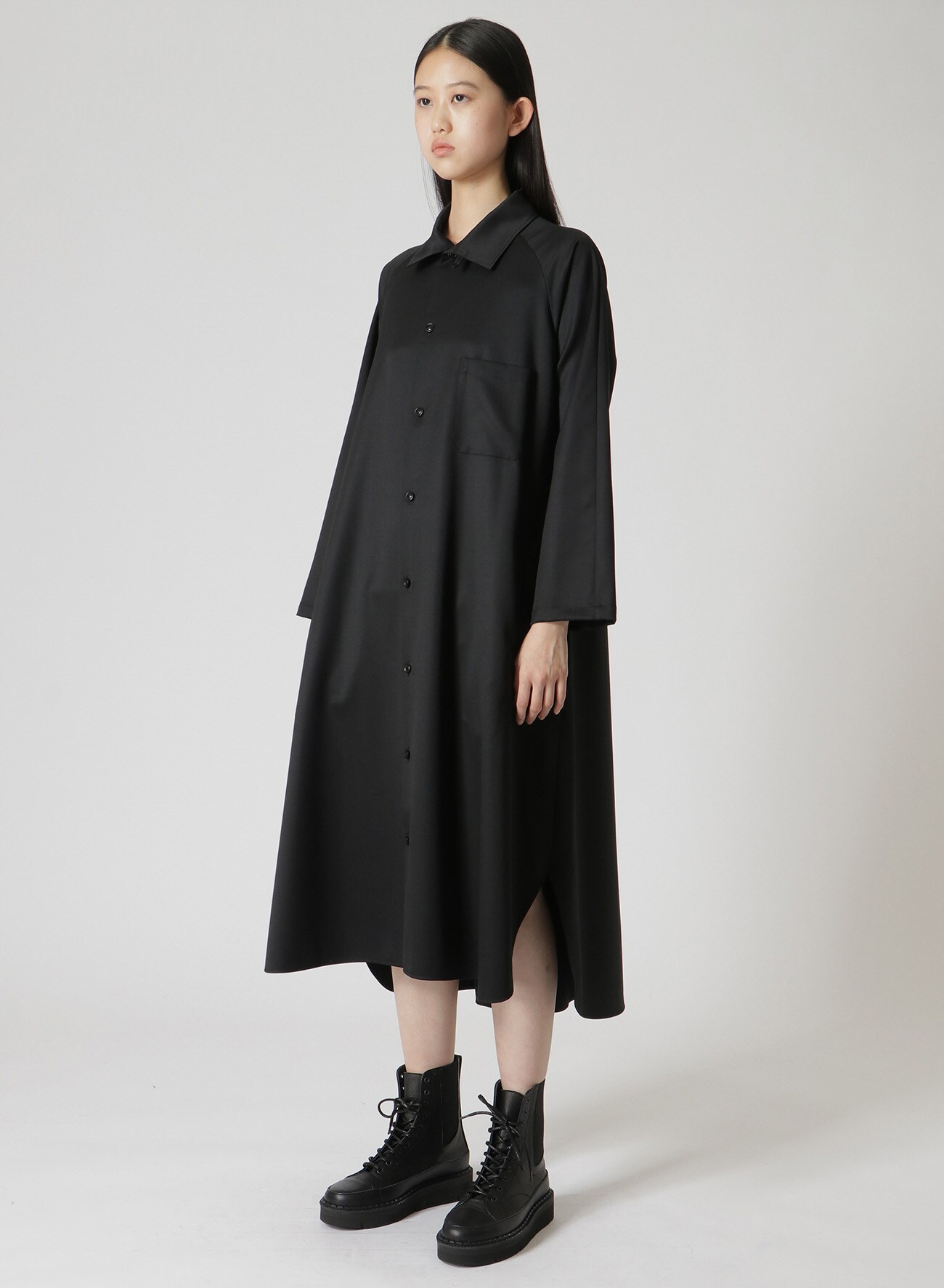 Wool shirt dress Clearance