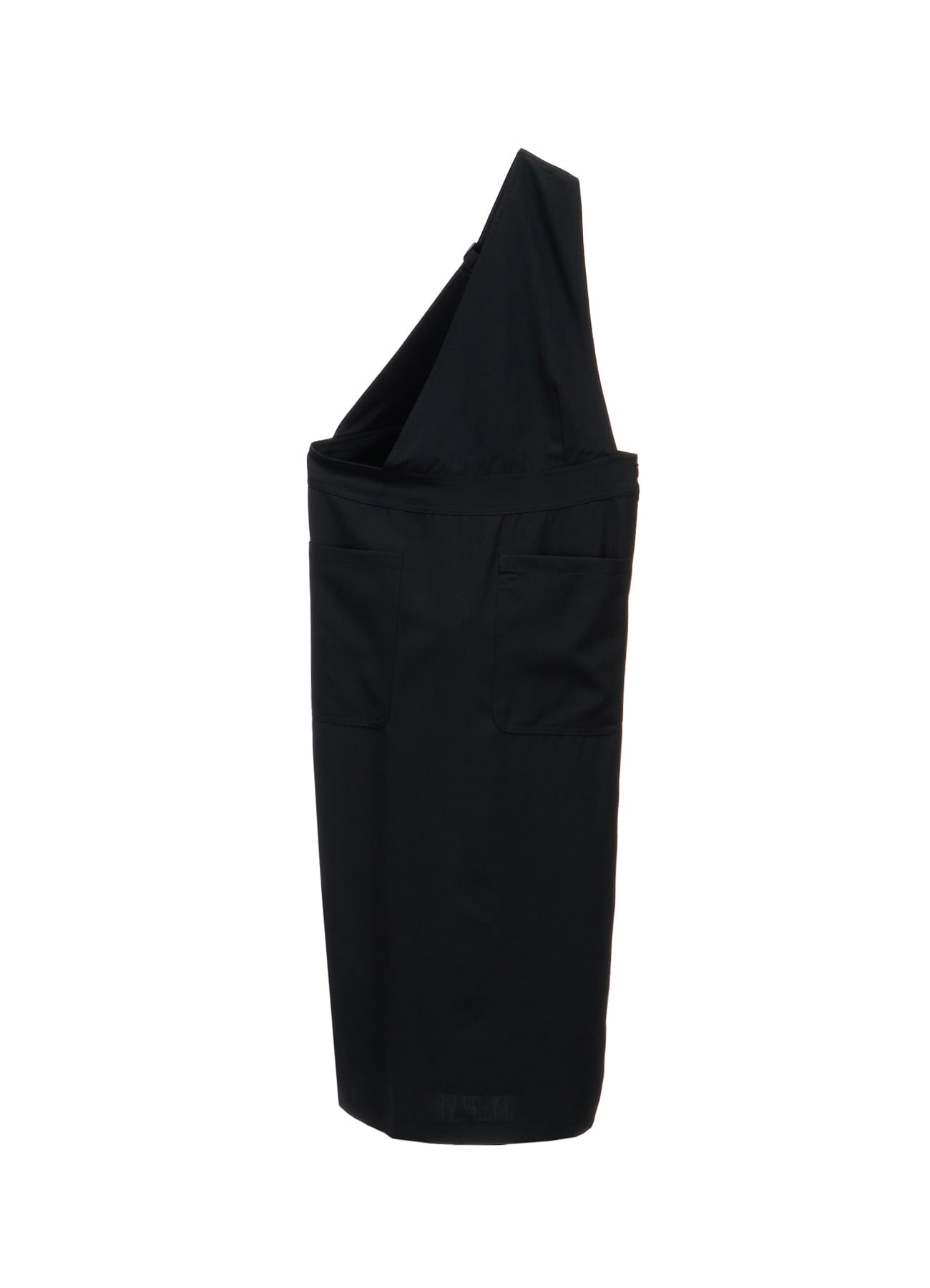 WOOL GABARDINE APRON DRESS
