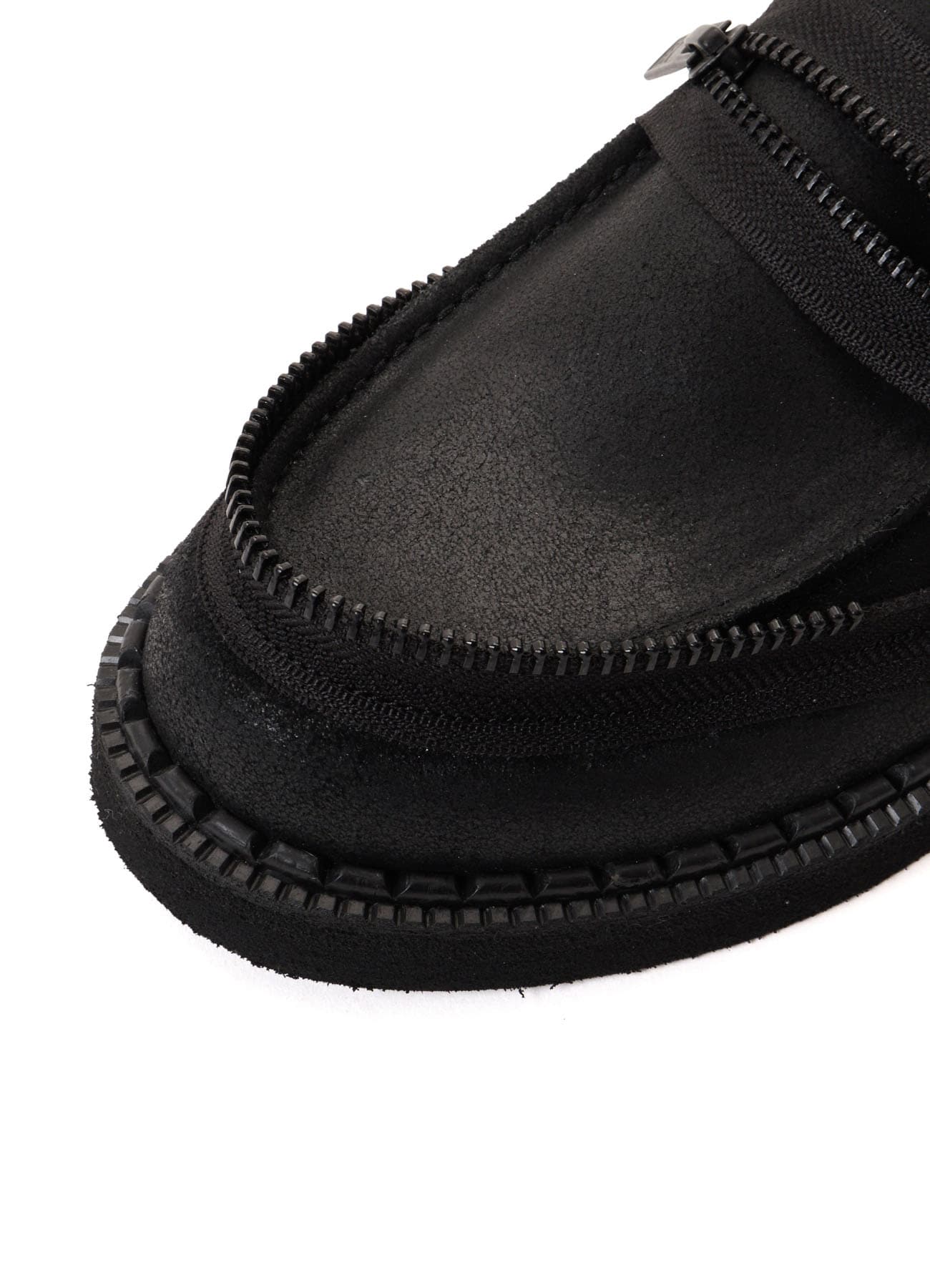 VINTAGE LEATHER ZIP LOAFERS