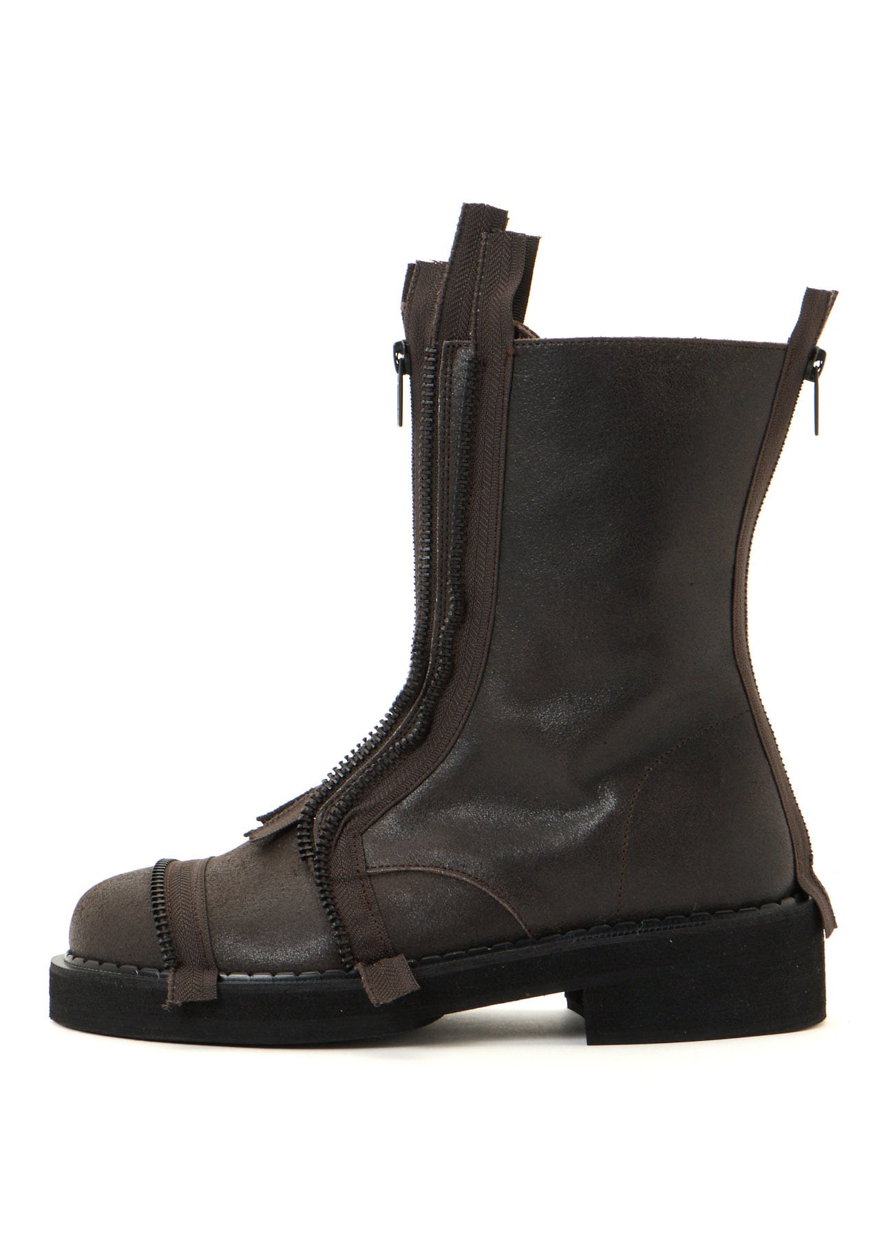 VINTAGE LEATHER ZIP BOOTS