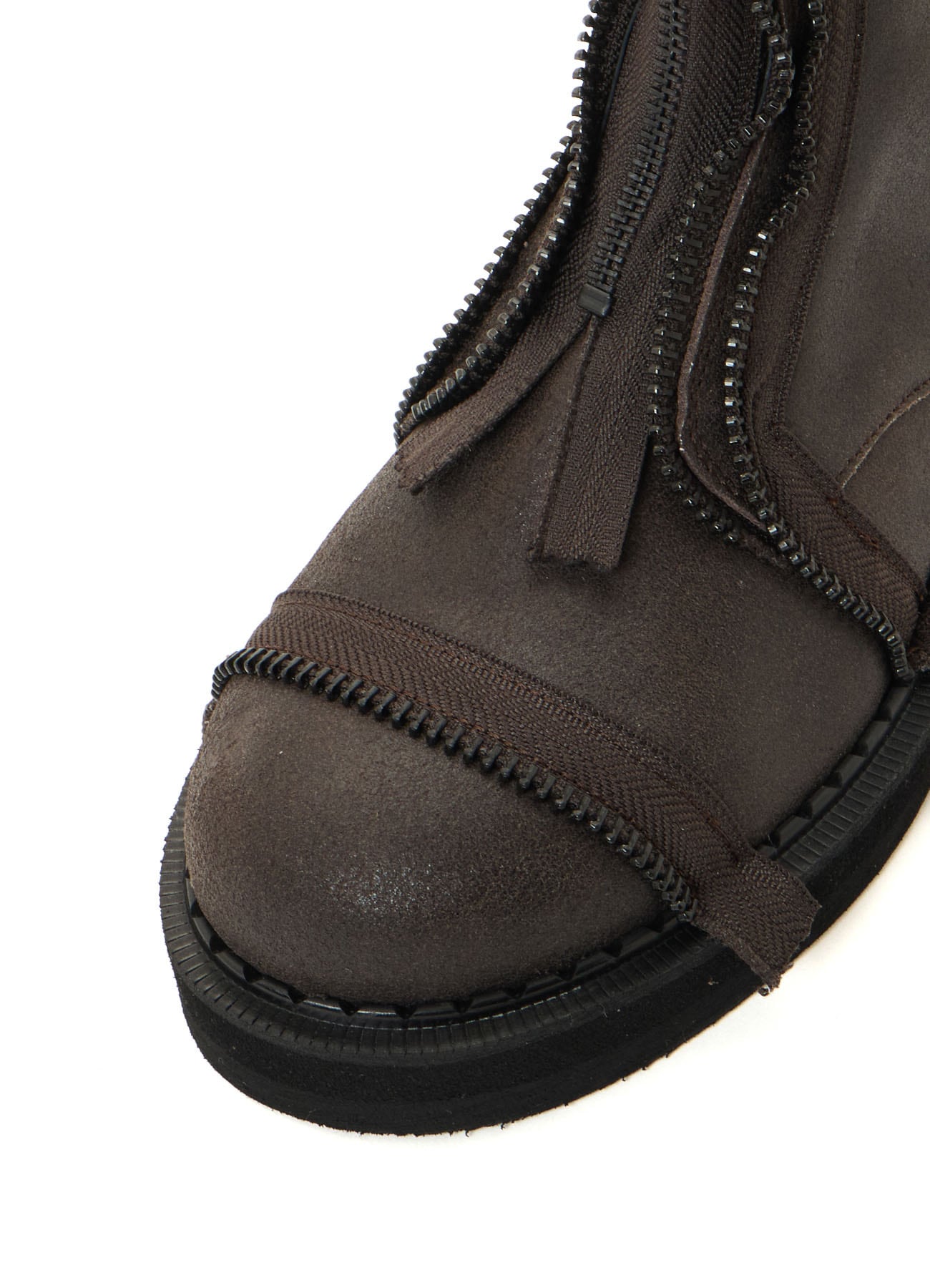VINTAGE LEATHER ZIP BOOTS
