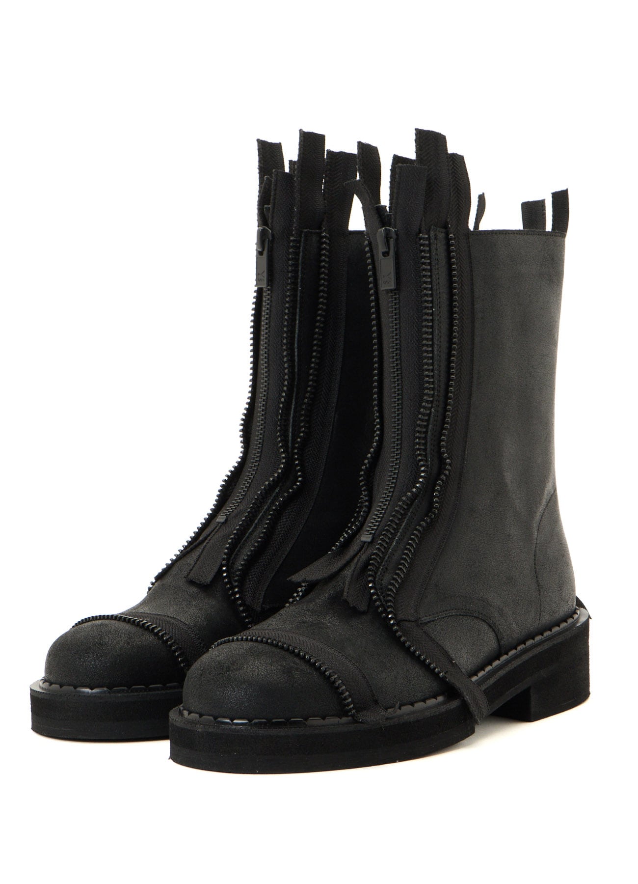 VINTAGE LEATHER ZIP BOOTS