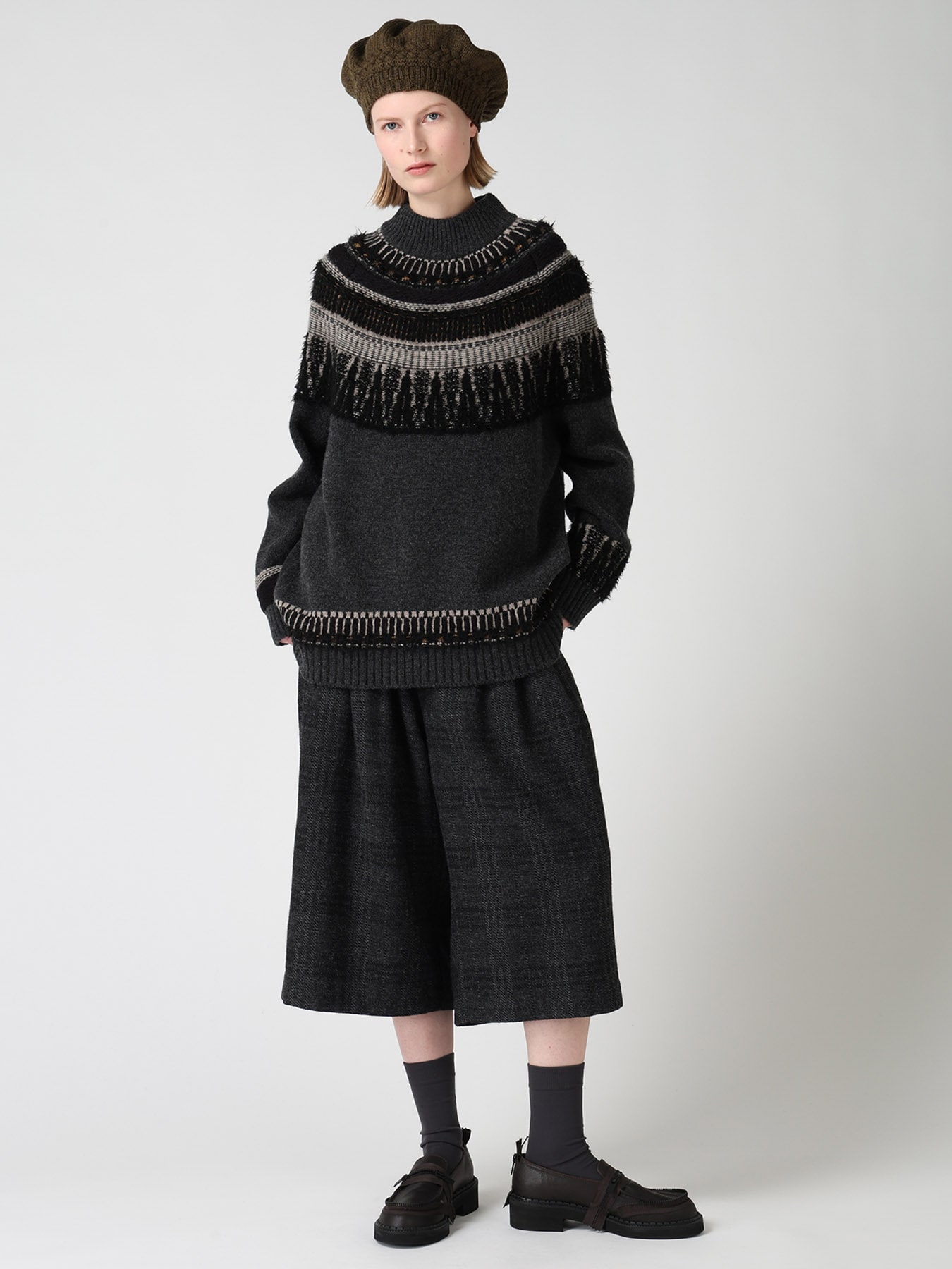 LAMB WOOL KNIT BERET