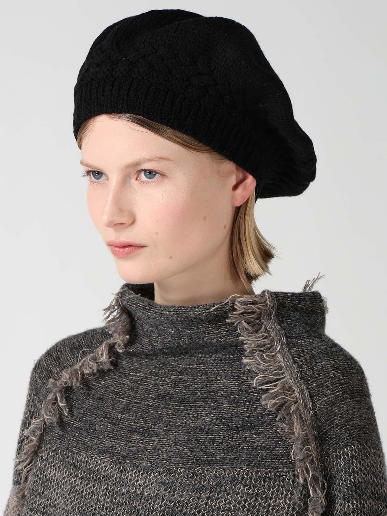 LAMB WOOL KNIT BERET