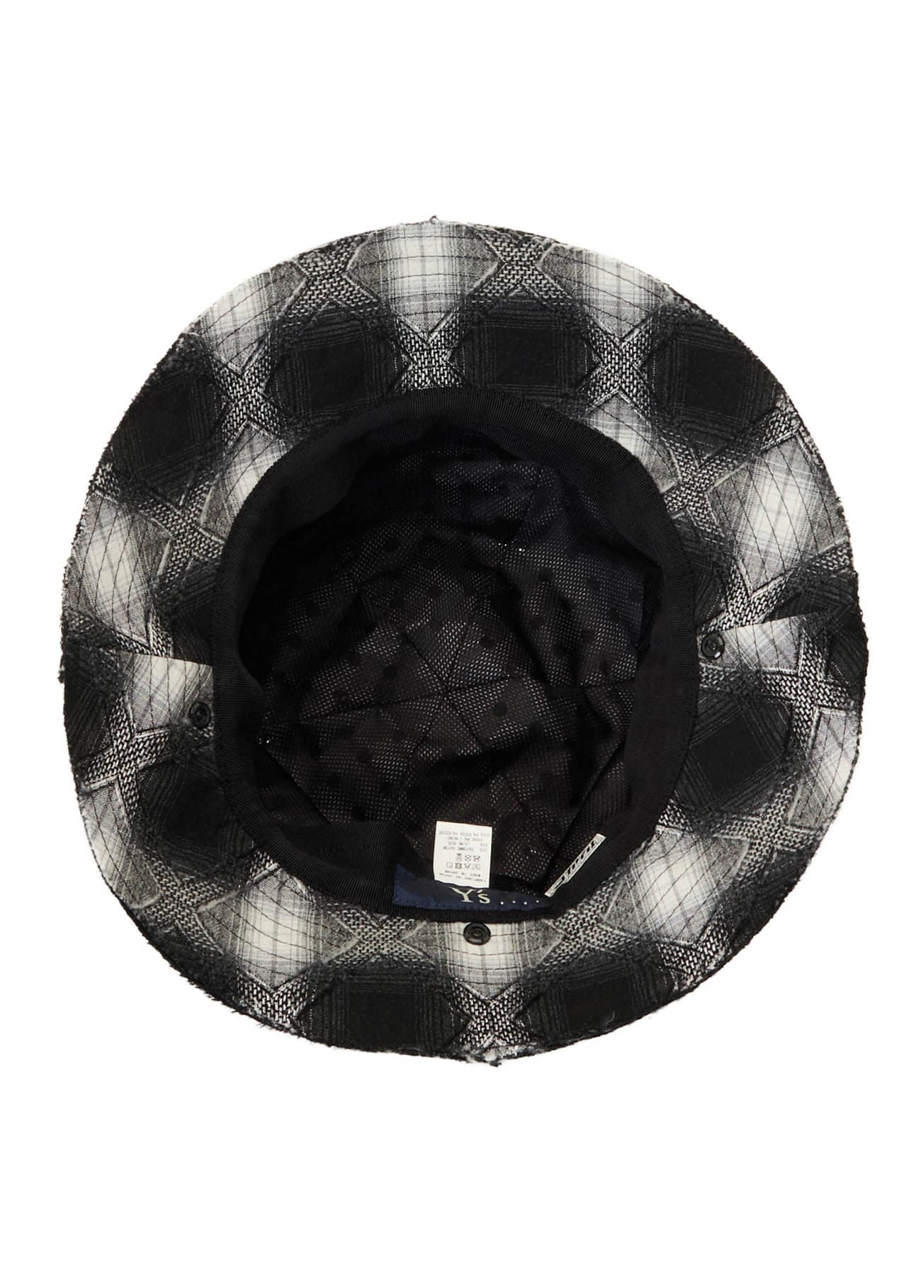 PLAID JACQUARD HEAT-SHIELDING CAPE HAT