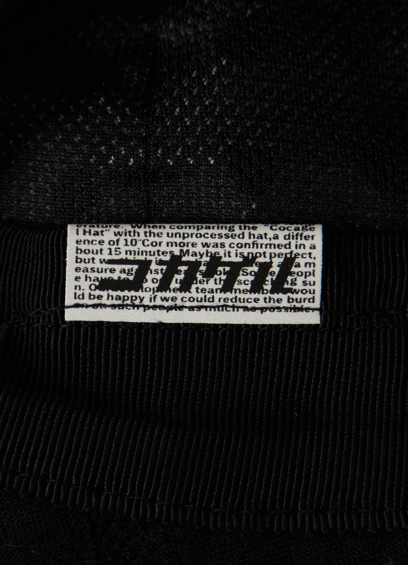 PLAID JACQUARD HEAT-SHIELDING CAPE HAT