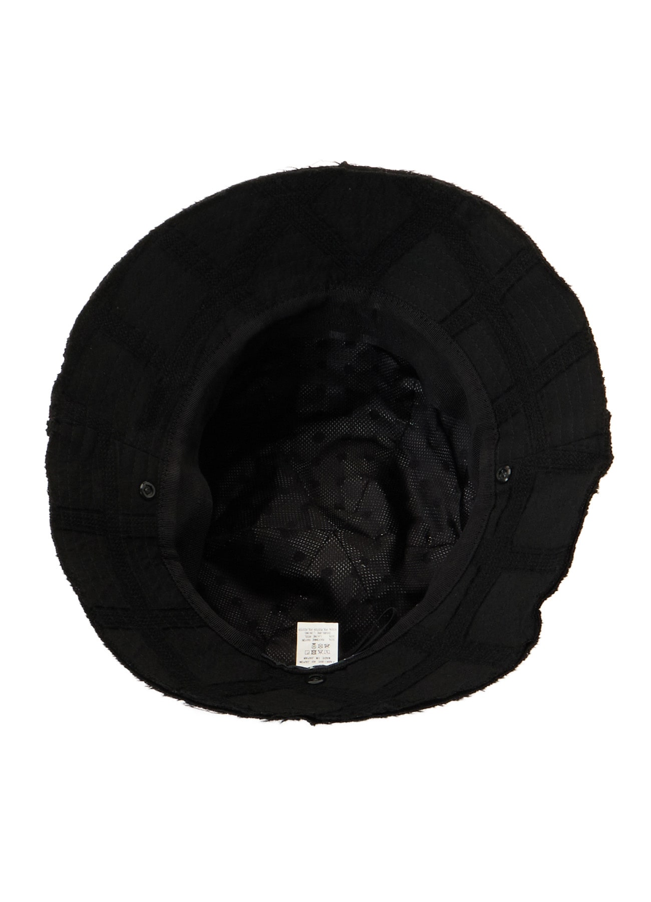 PLAID JACQUARD HEAT-SHIELDING CAPE HAT