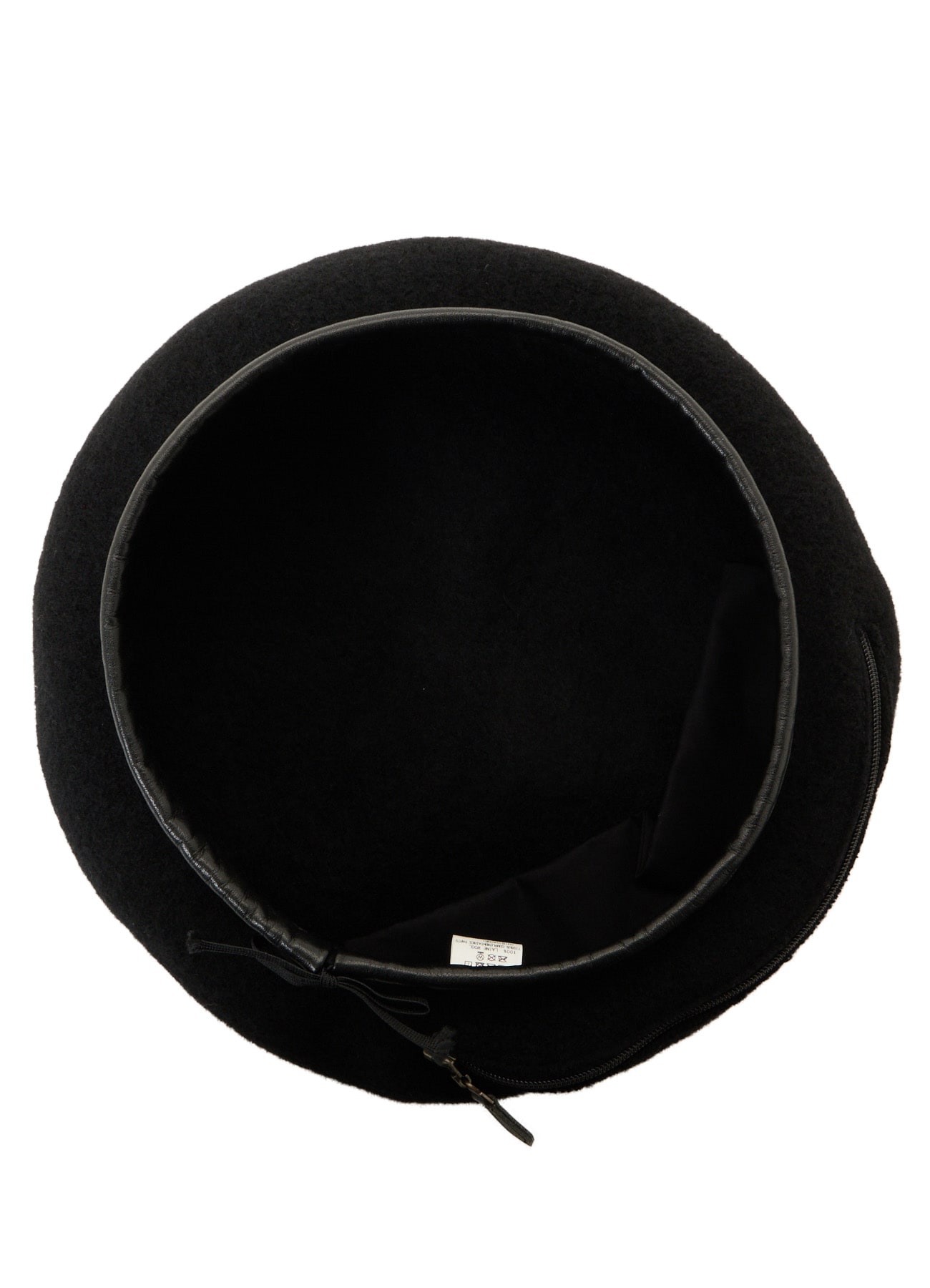 WOOL ZIP BERET
