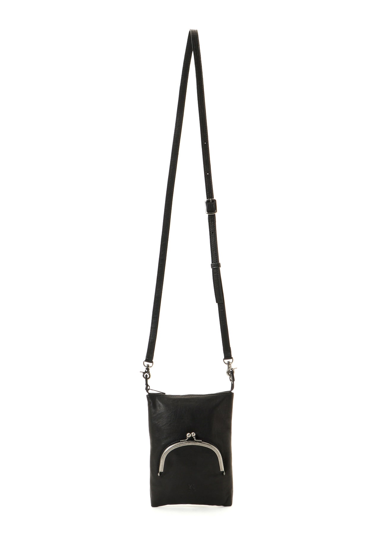 SOFT LEATHER METAL CLASP POCKET SHOULDER