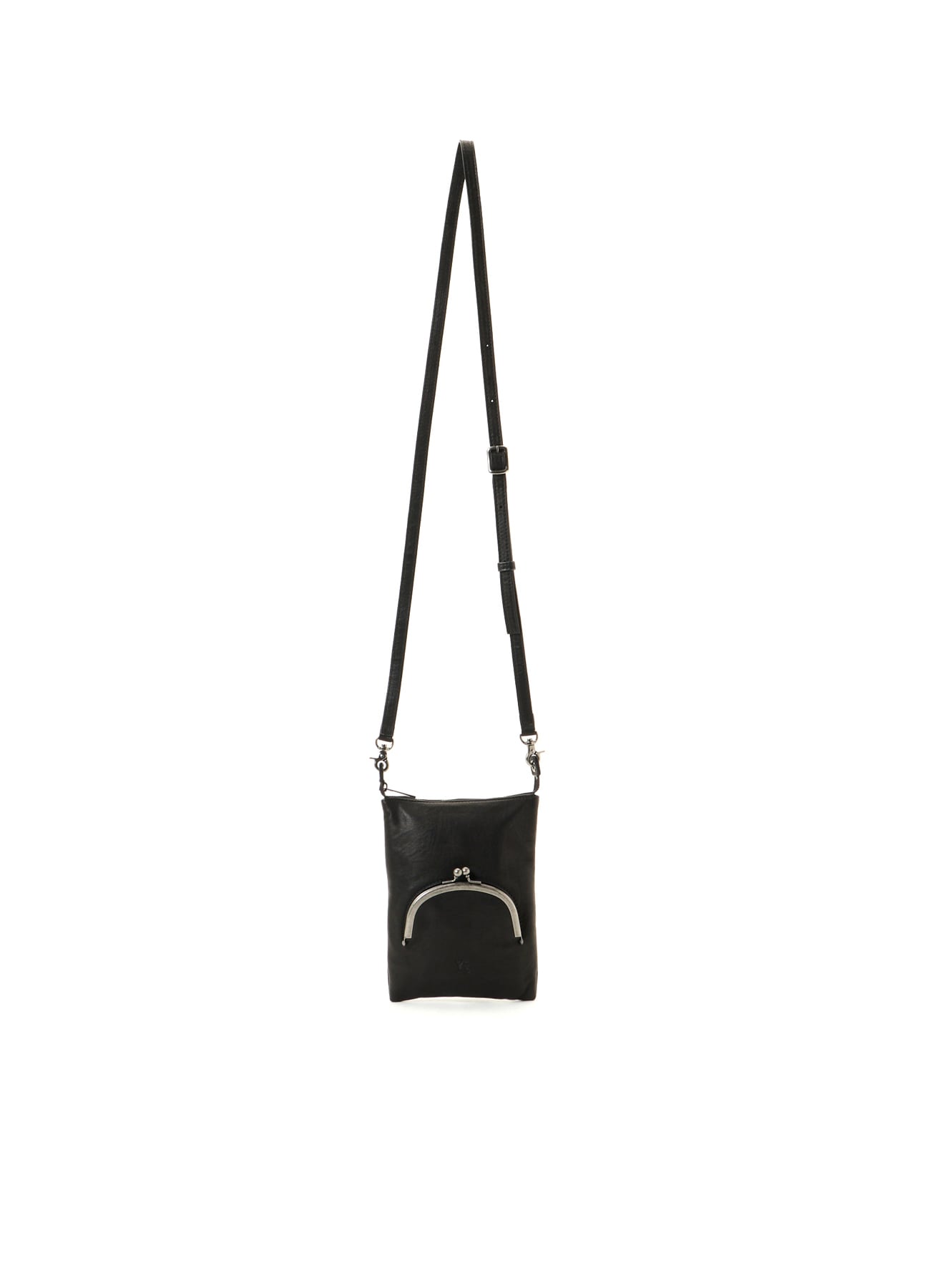 SOFT LEATHER METAL CLASP POCKET SHOULDER