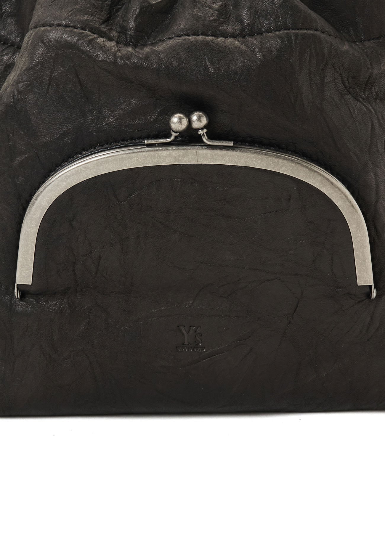 SOFT LEATHER METAL CLASP POCKET PURSE