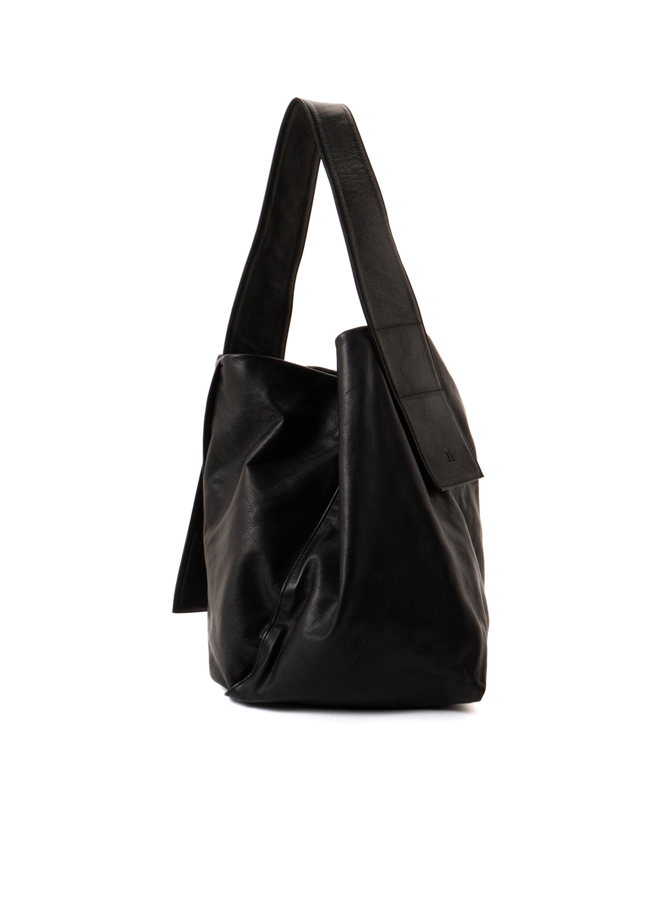 UNFINISHED LEATHER SHOULDER BAG