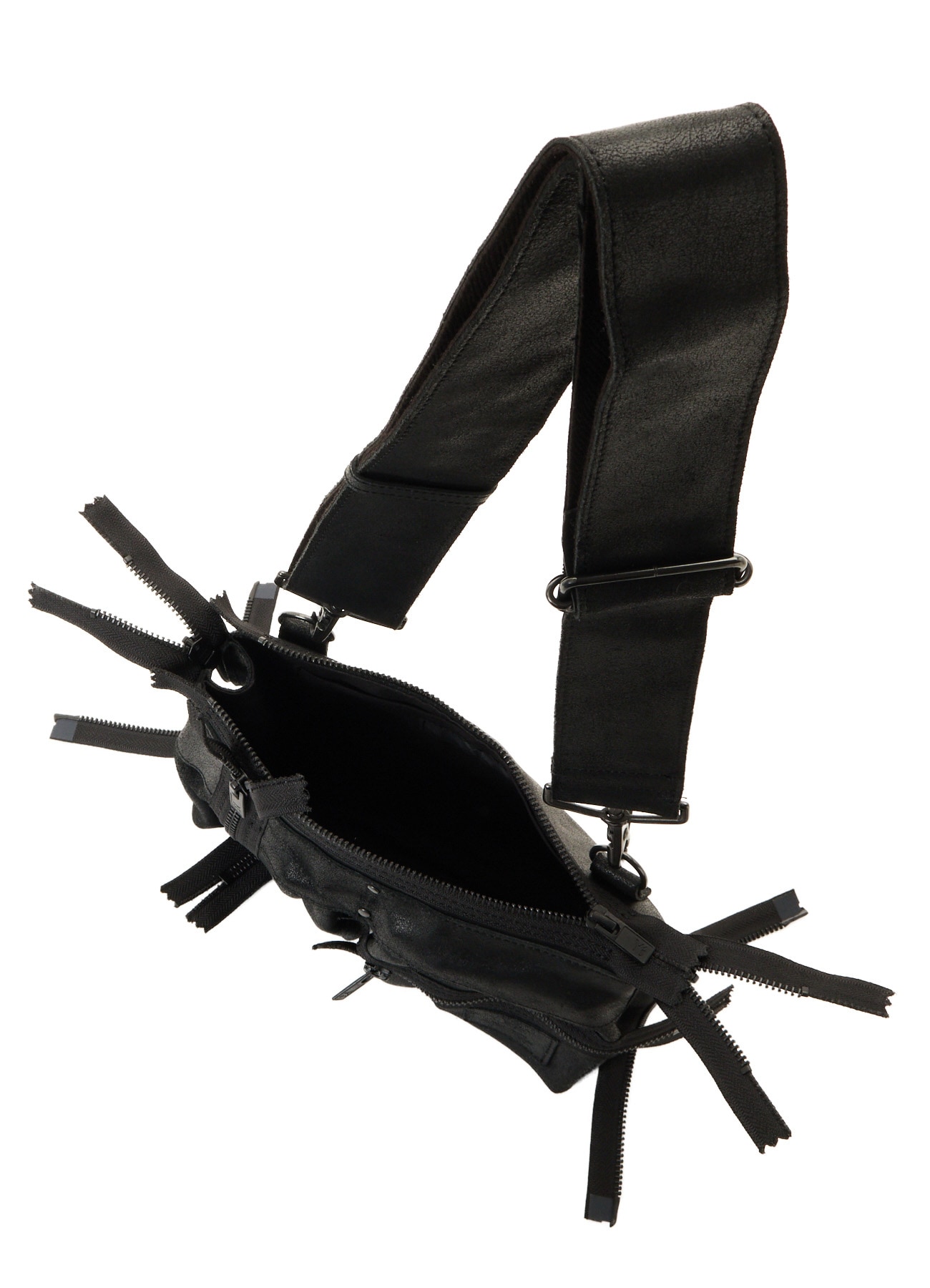 VINTAGE LEATHER ZIP MINI SHOULDER BAG