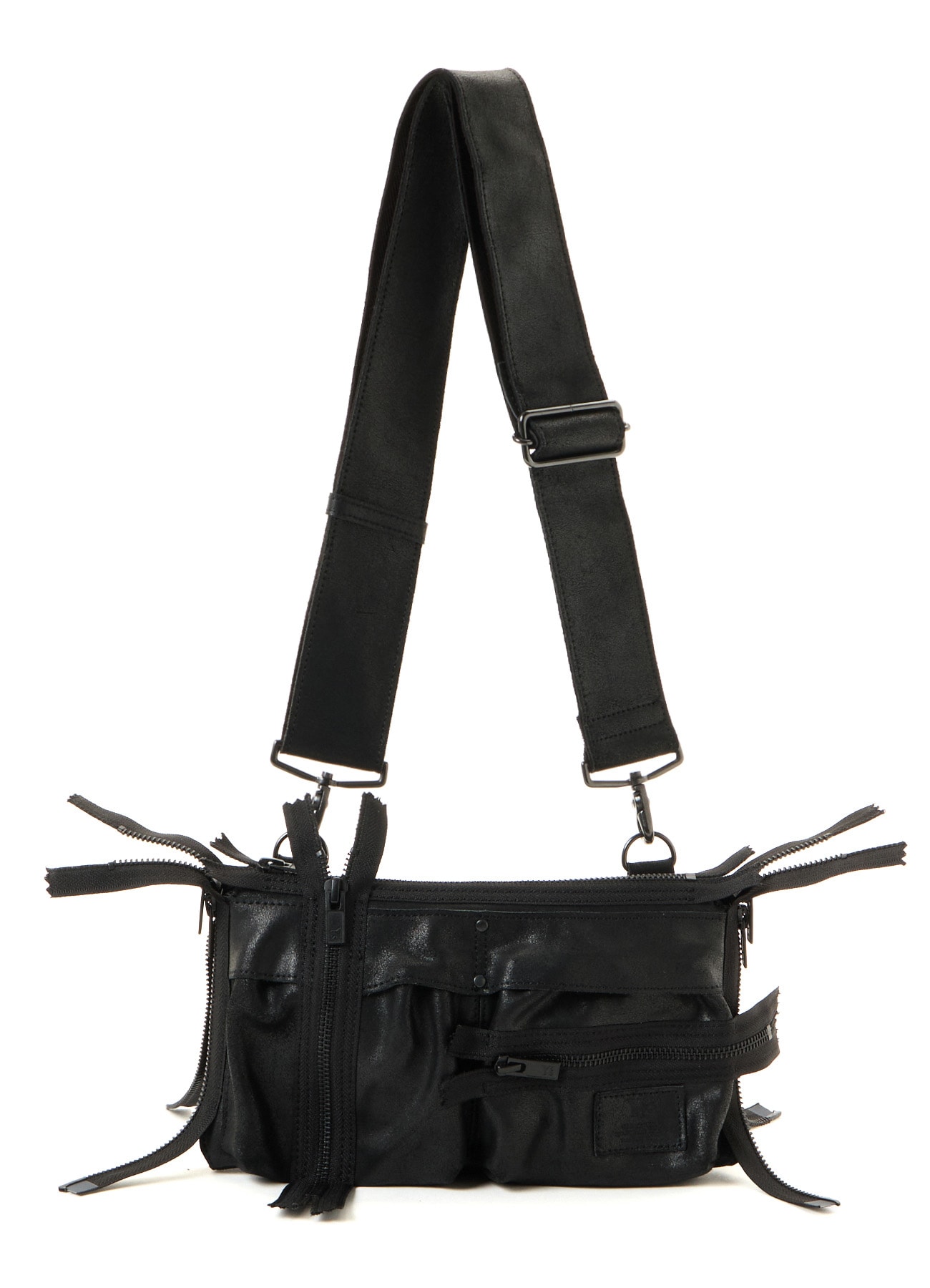 VINTAGE LEATHER ZIP MINI SHOULDER BAG