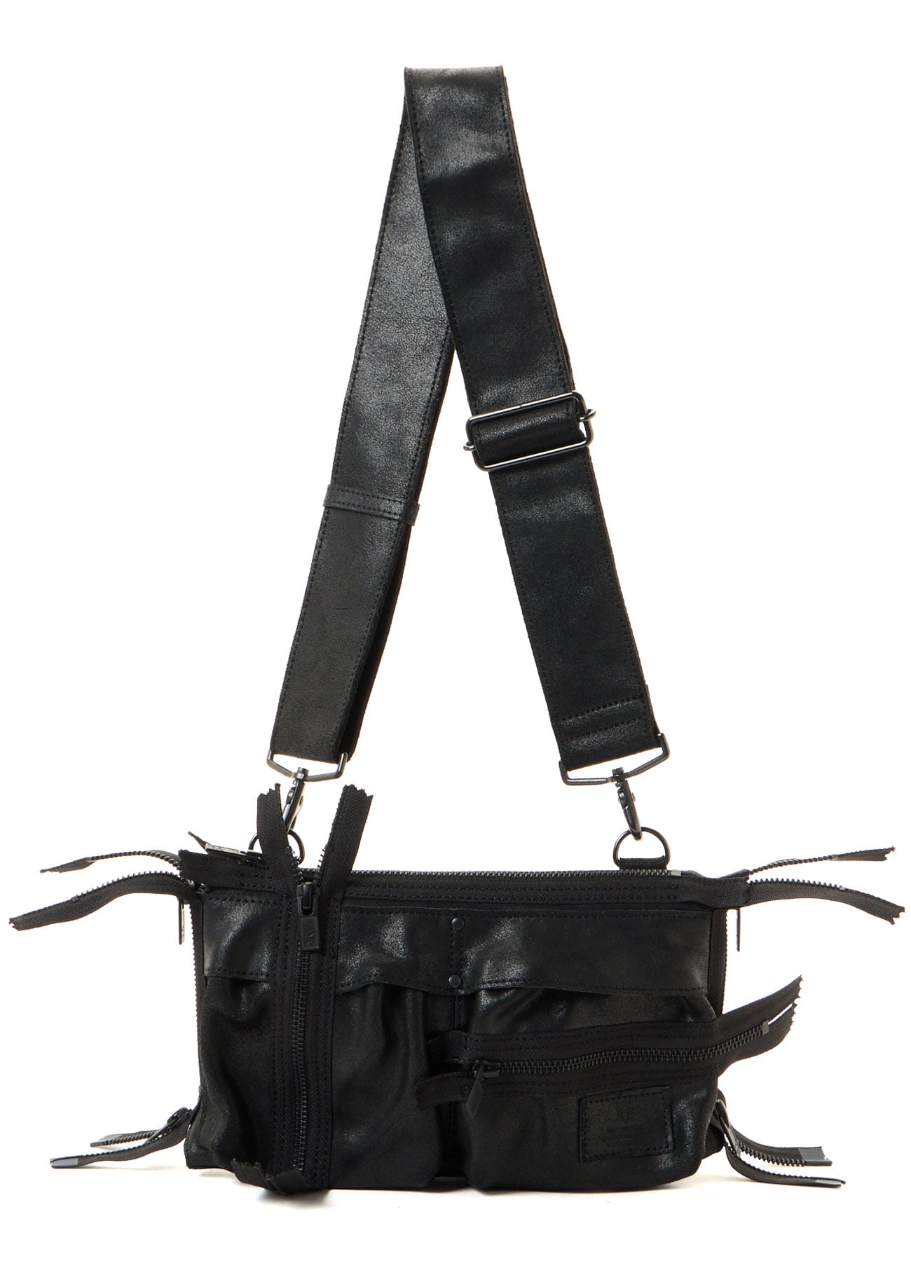 VINTAGE LEATHER ZIP MINI SHOULDER BAG