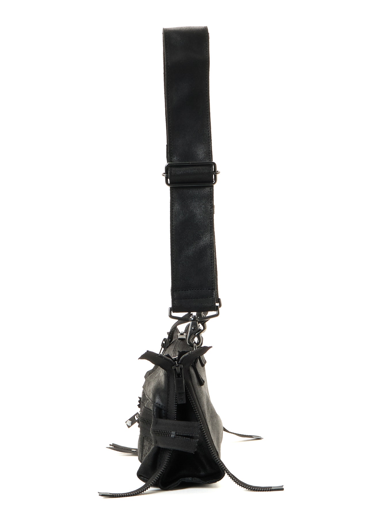 VINTAGE LEATHER ZIP MINI SHOULDER BAG