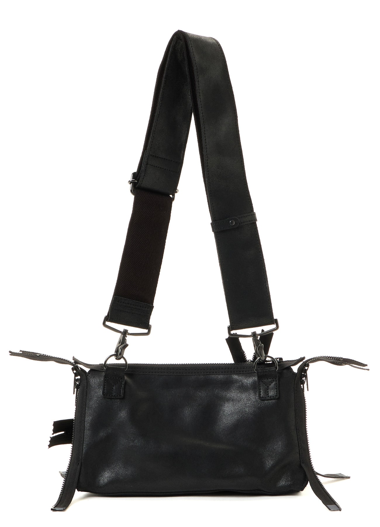 VINTAGE LEATHER ZIP MINI SHOULDER BAG