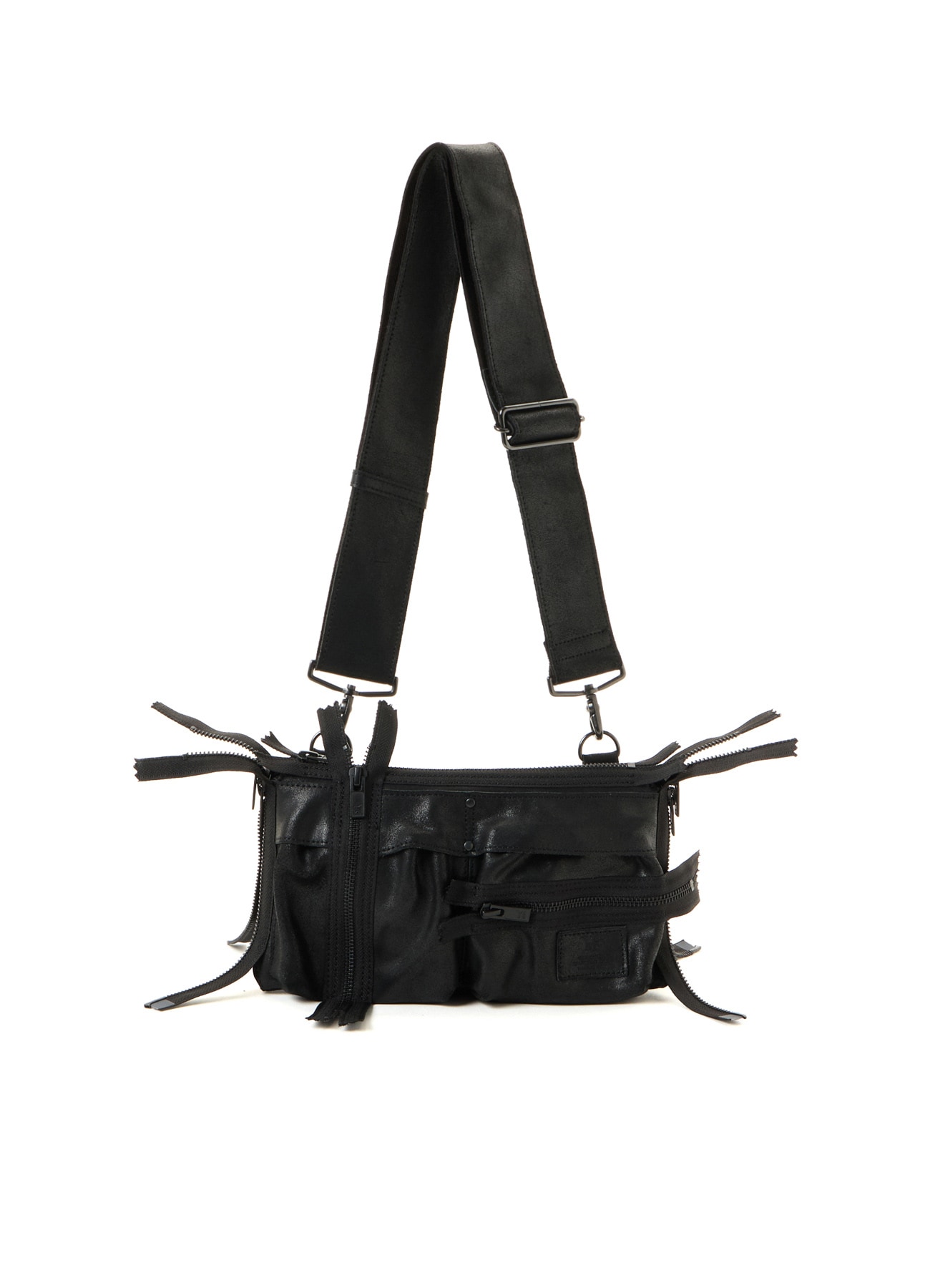 VINTAGE LEATHER ZIP MINI SHOULDER BAG