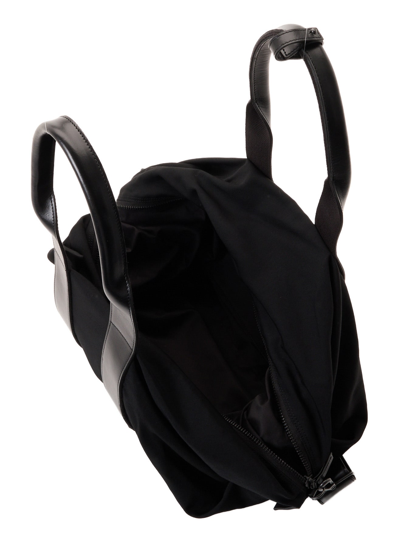 HARD TWISTED WOOL GABARDINE LARGE TOTE BAG