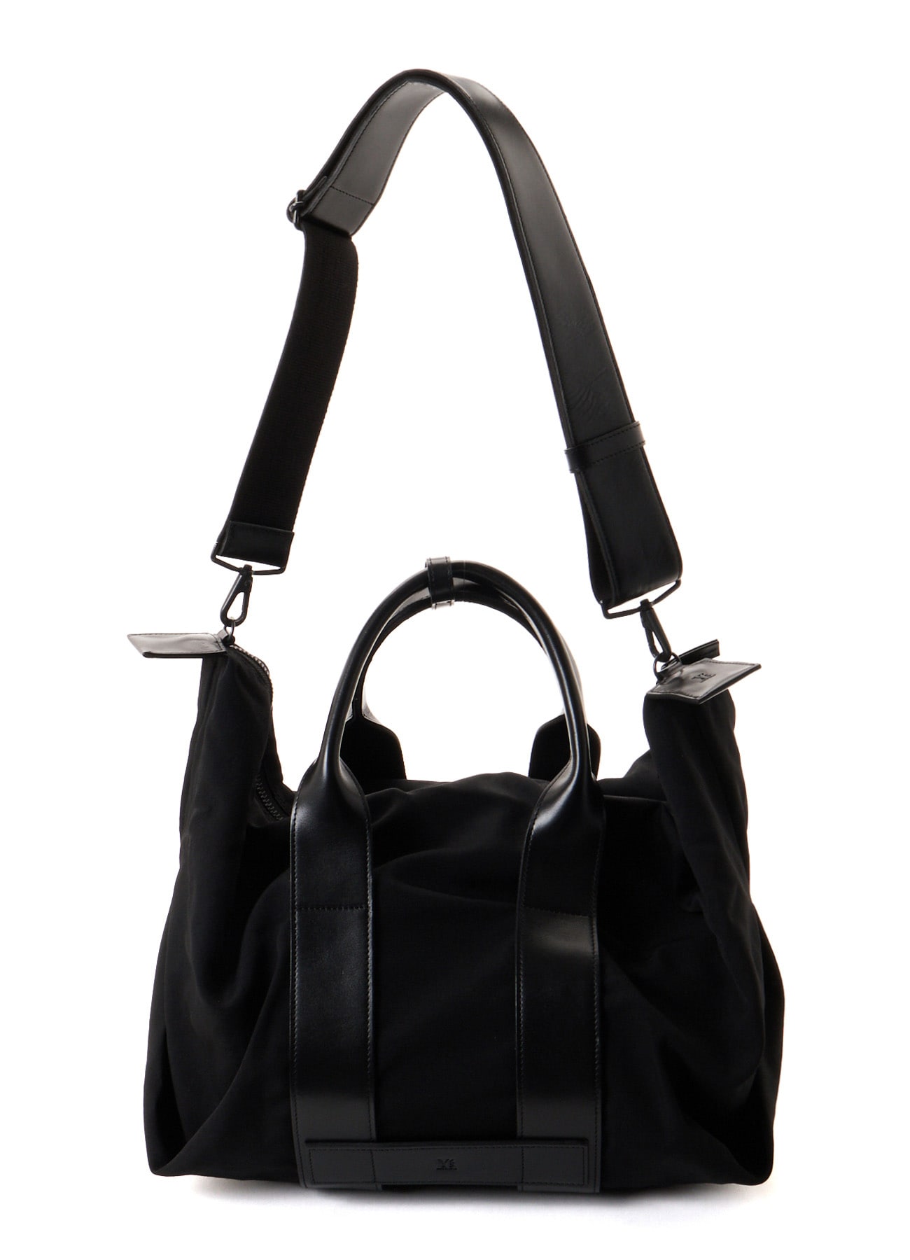 HARD TWISTED WOOL GABARDINE LARGE TOTE BAG