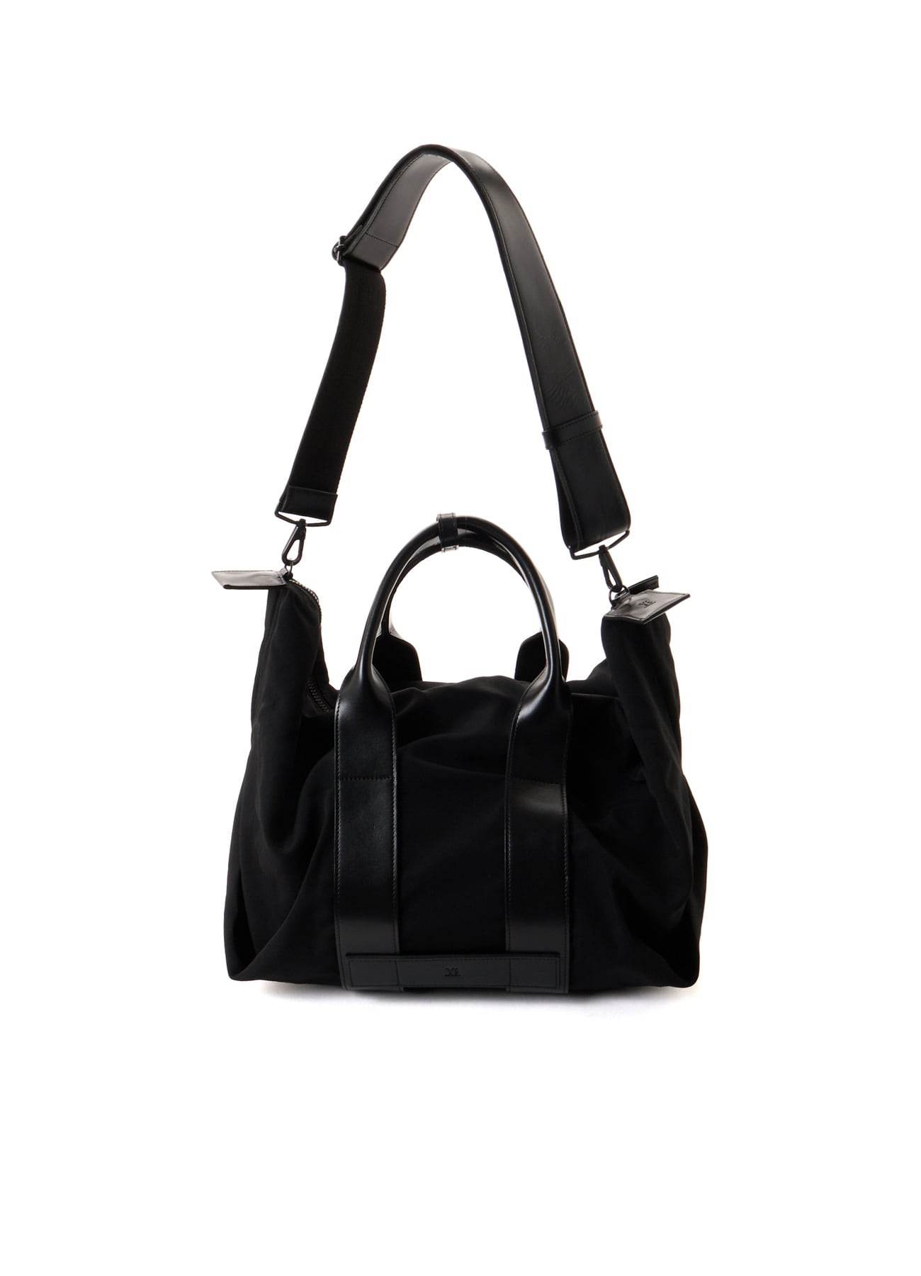 HARD TWISTED WOOL GABARDINE LARGE TOTE BAG