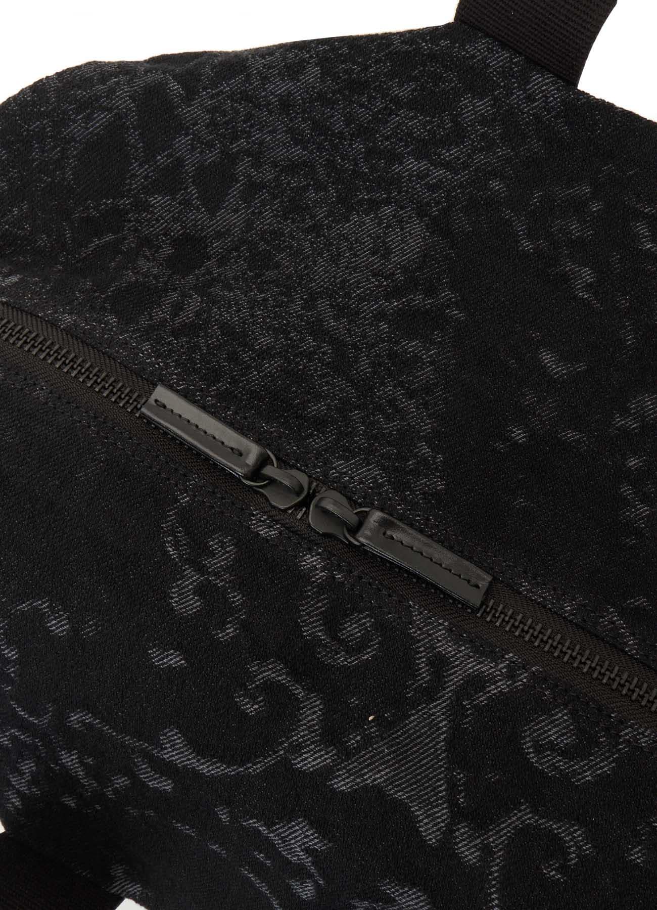 DENIM JACQUARD BOSTON BAG