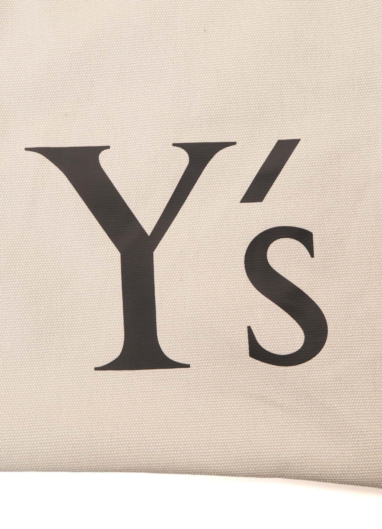 COTTON CANVAS Y'S LOGO TOTE BAG