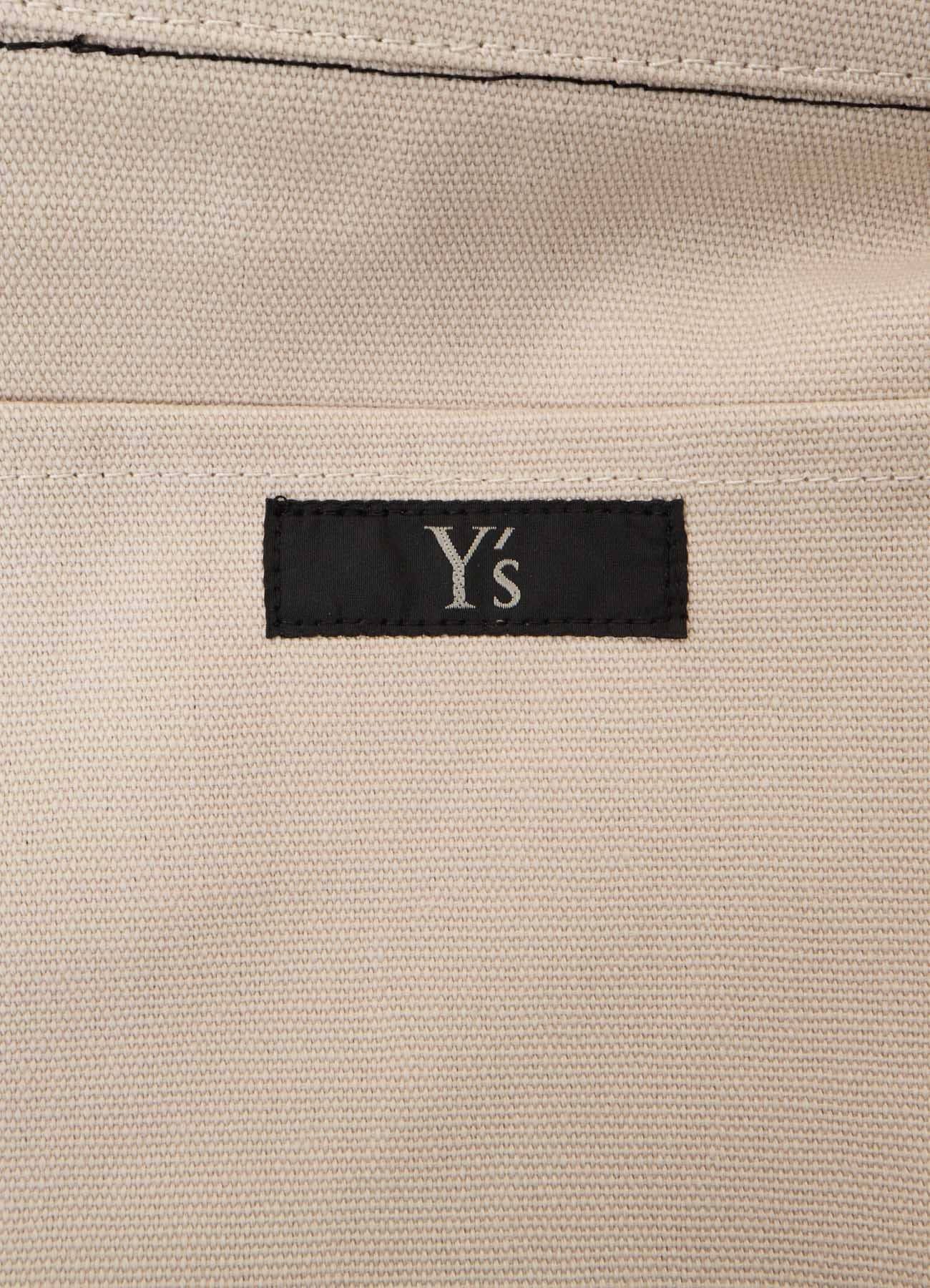 COTTON CANVAS Y'S LOGO TOTE BAG
