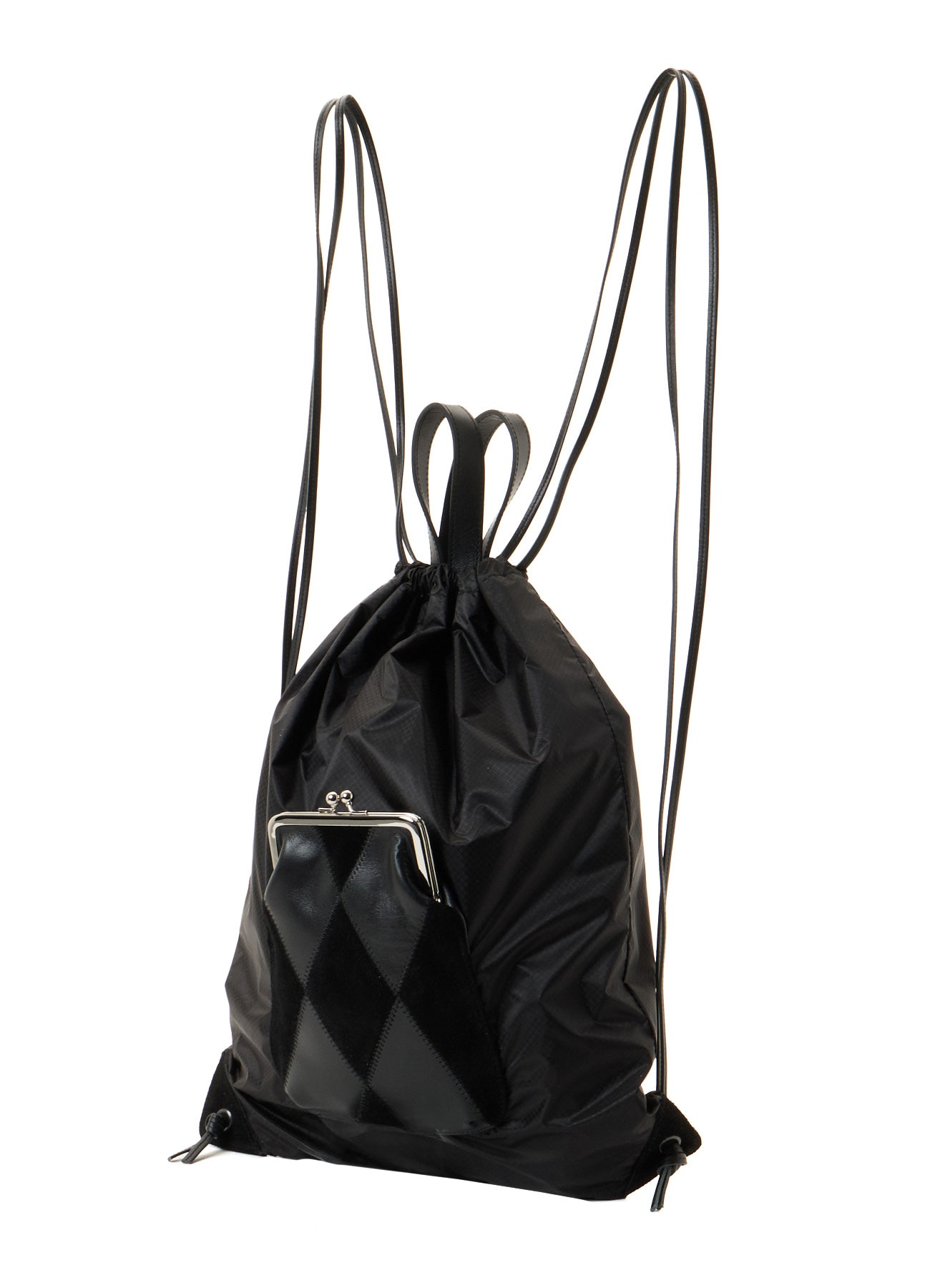 COW LEATHER / NYLON KNAPSACK
